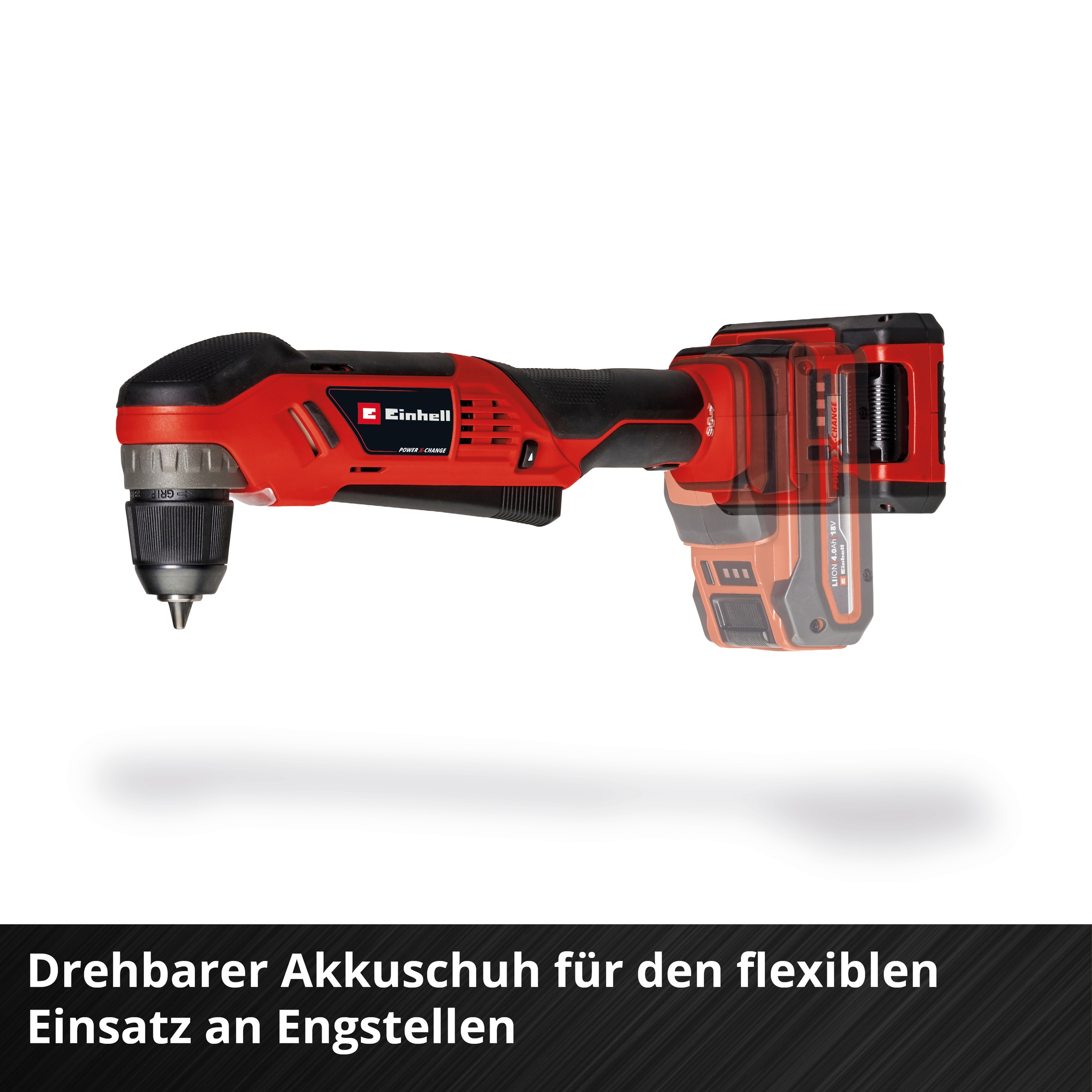 Einhell Akku-Winkelbohrmaschine »TE-AD 18 Li - Solo«, (1 tlg.)