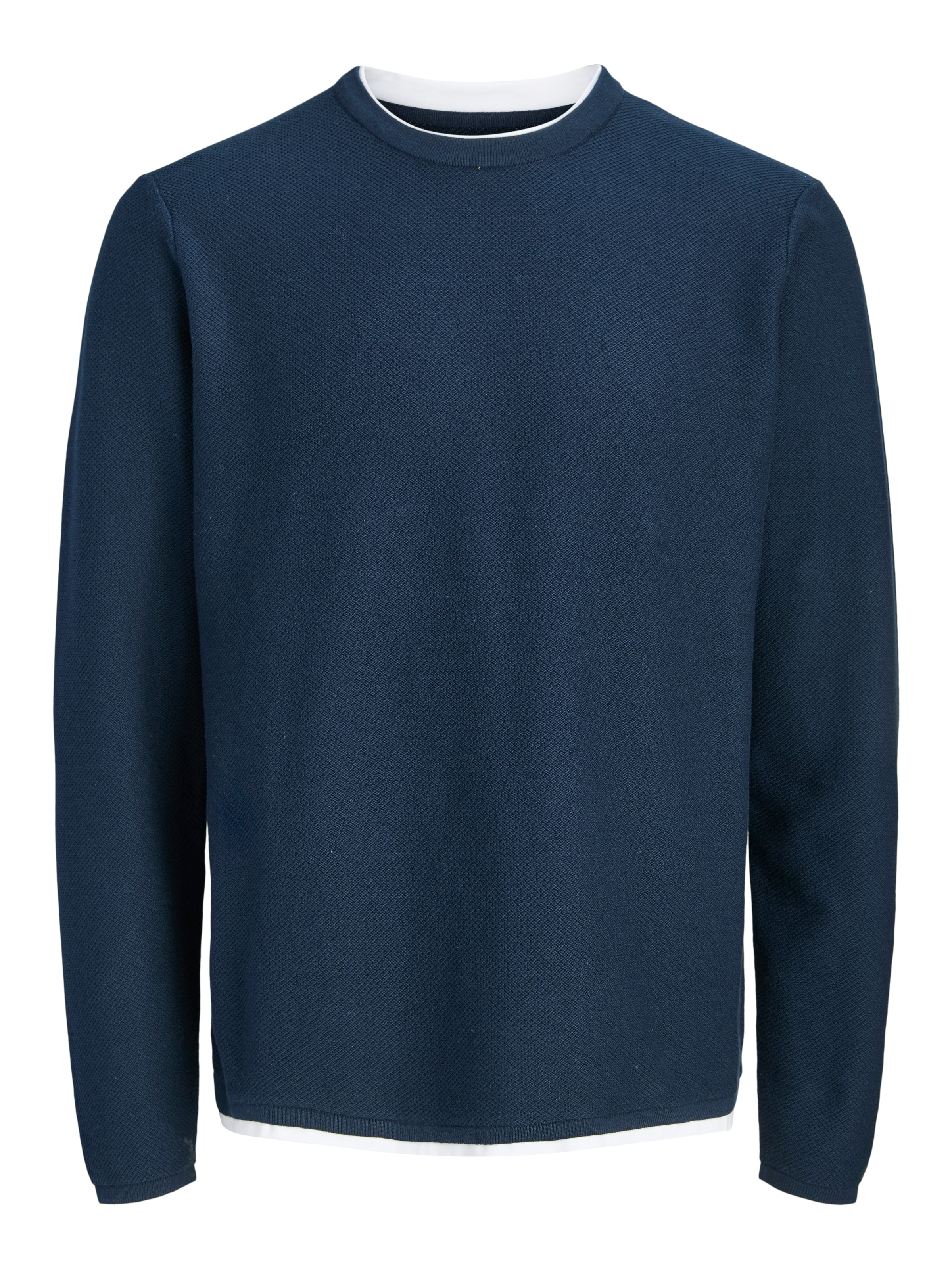 Jack & Jones Junior Rundhalspullover »JORFREDERIKSBERG KNIT LAYER CREW N JNR« Baumwollmischung, locker geschnitten