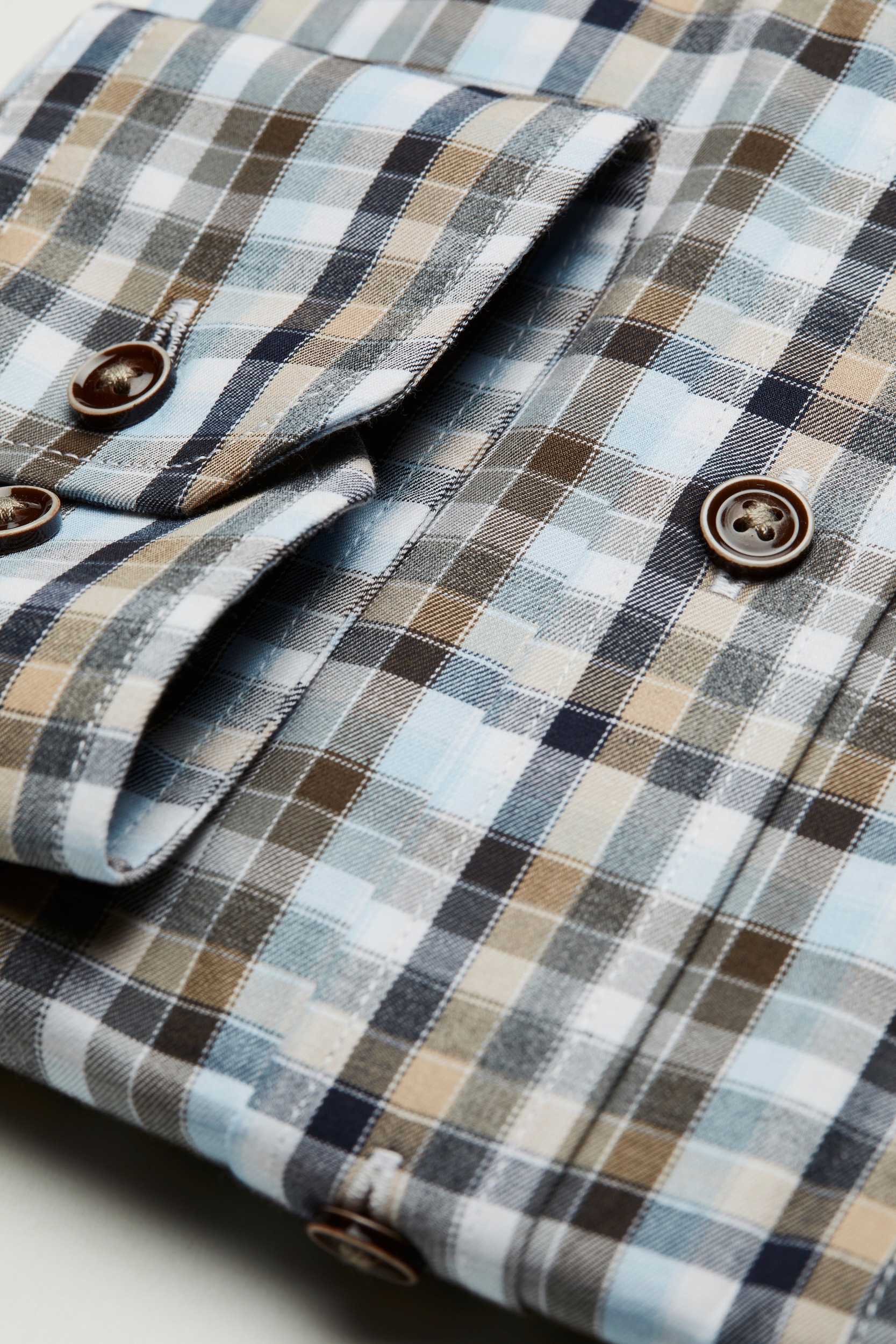bugatti Langarmhemd »Modern Fit«, mit Button-Down-Kragen
