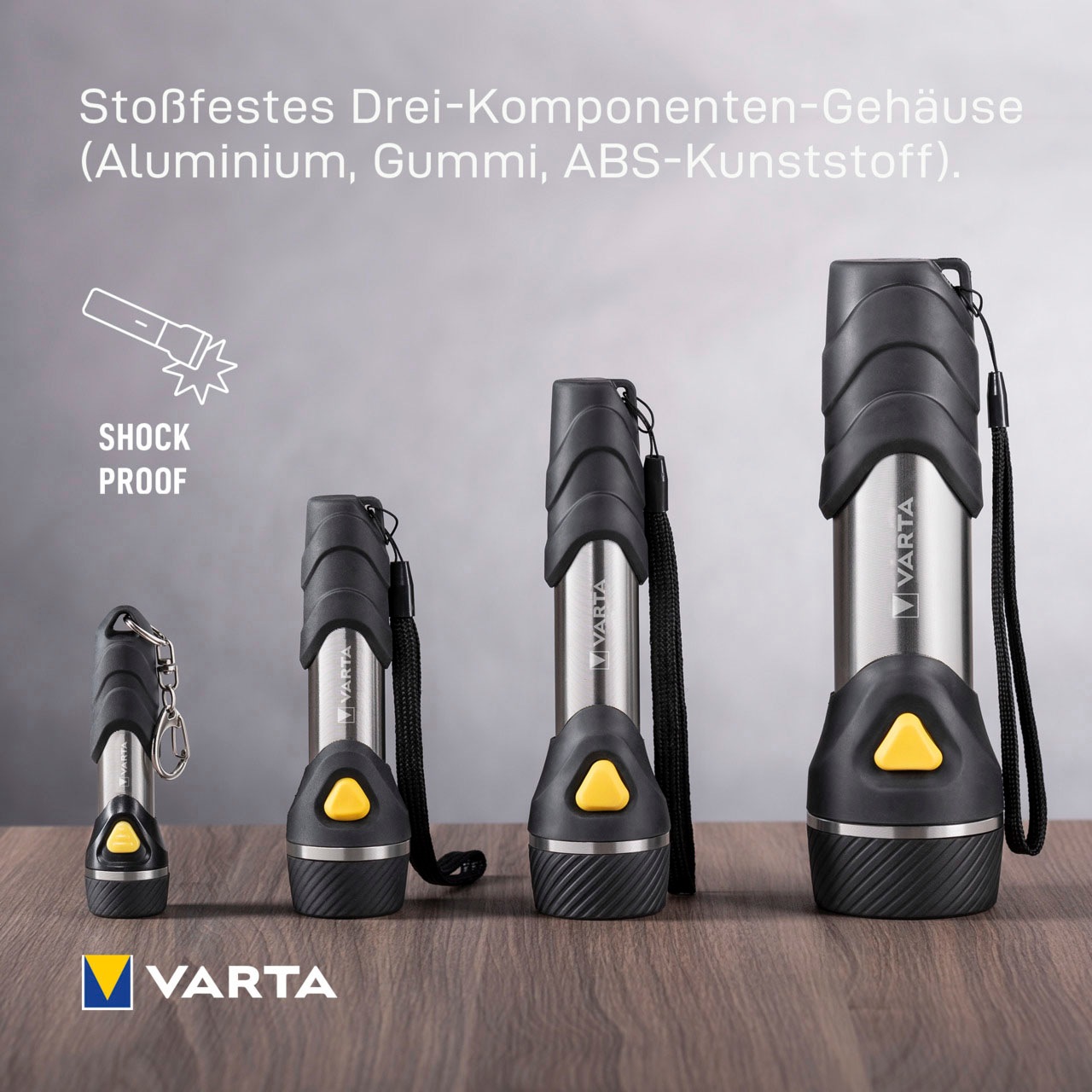VARTA Handleuchte »VARTA Day Light Multi LED F30 Taschenlampe mit 14 LEDs«