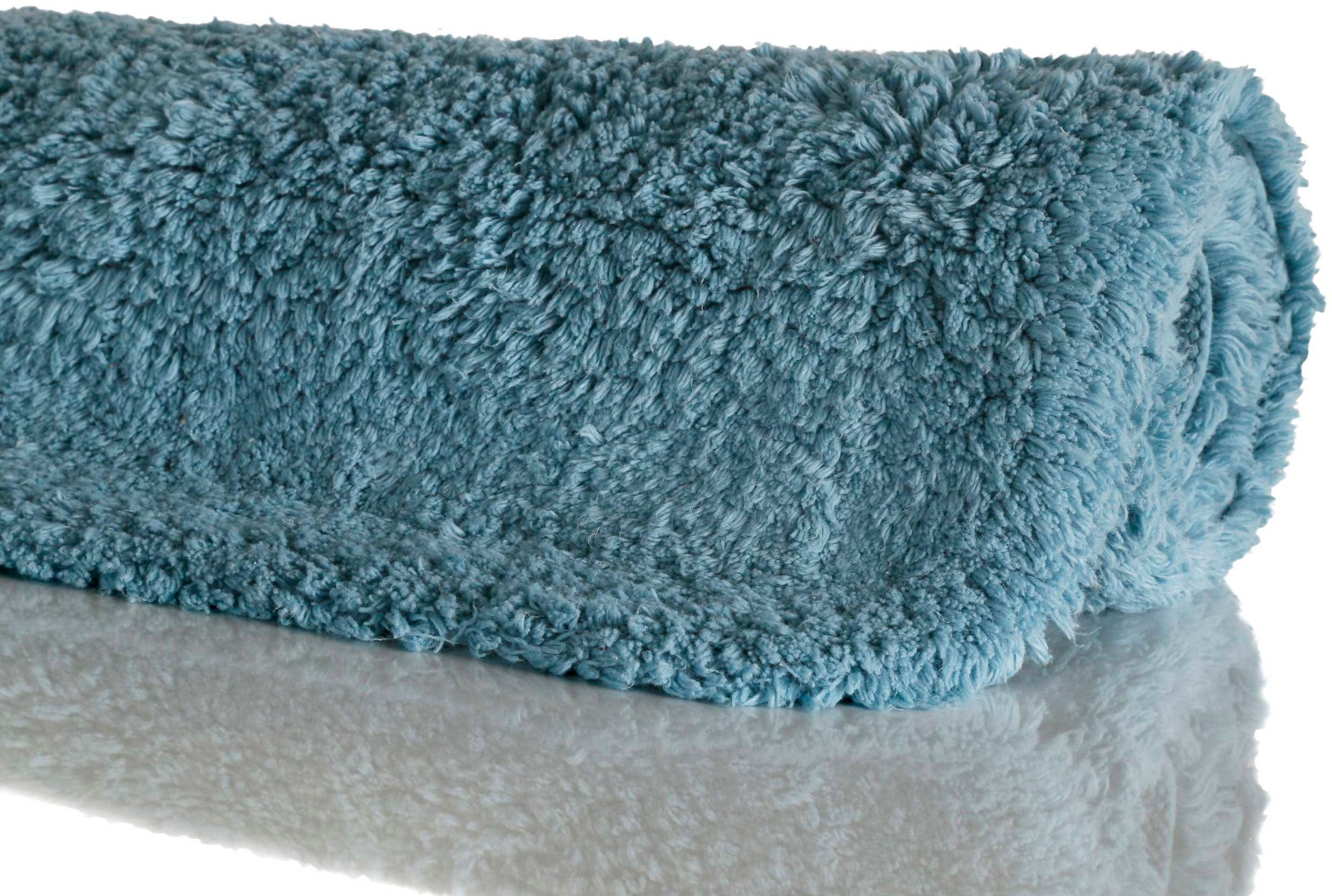 Wecon home Basics Badematte »Ole WB-2721«, fußbodenheizungsgeeignet, 100% Baumwollflor, waschbar, einfarbig, Badezimmerteppich