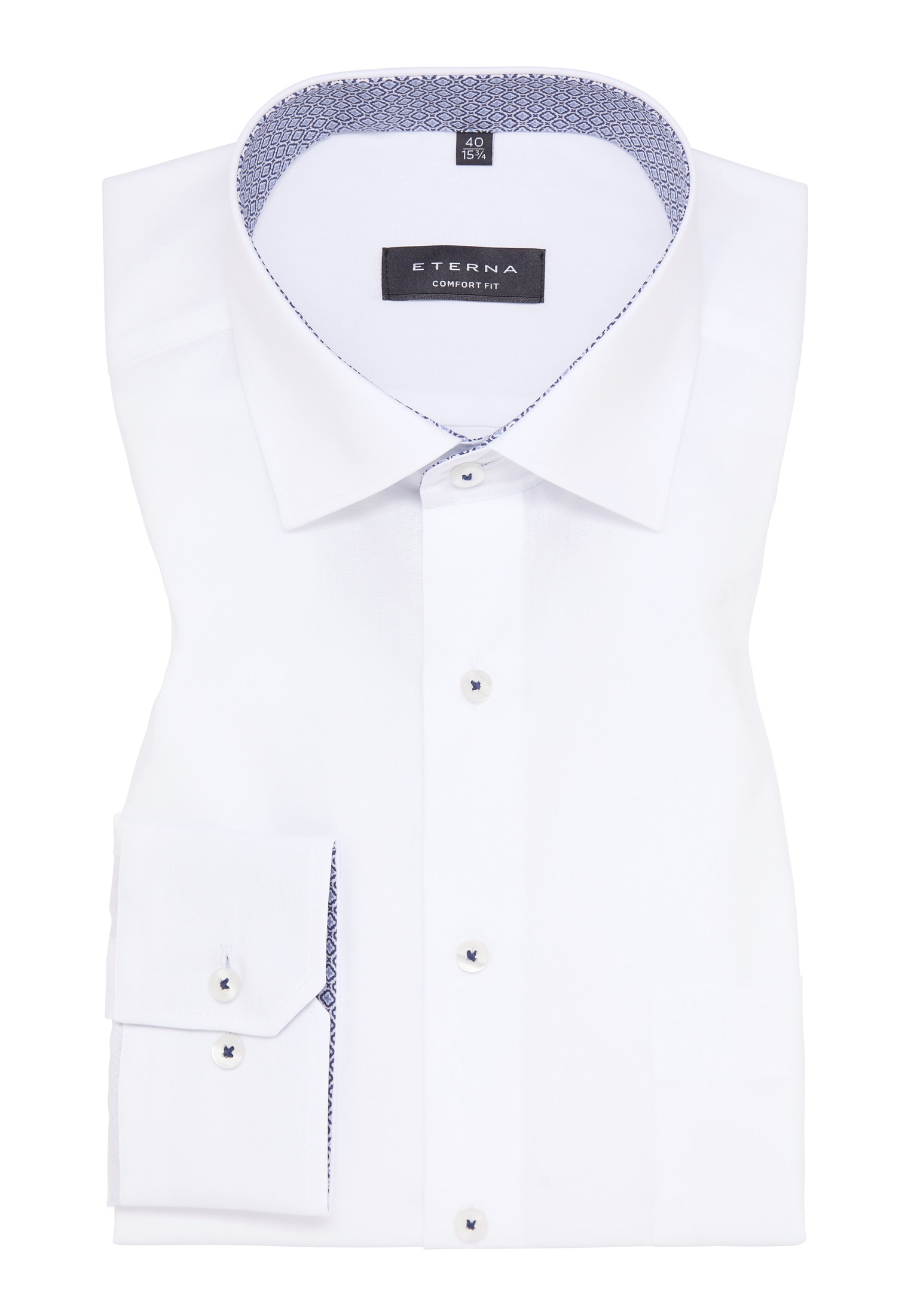 Eterna Langarmhemd »COMFORT FIT«, NON IRON (bügelfrei)