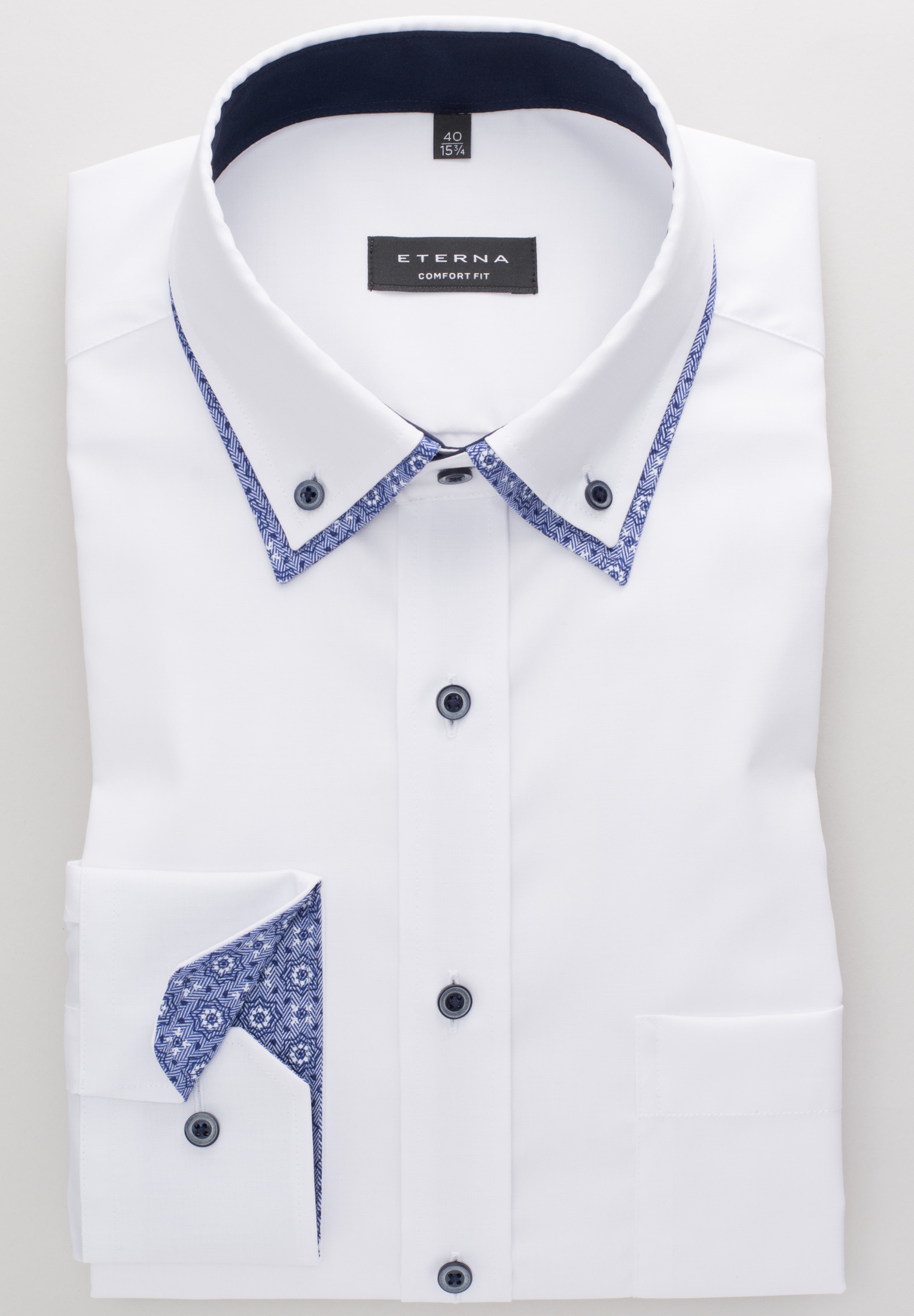 Eterna Langarmhemd »COMFORT FIT«, NON IRON (bügelfrei)