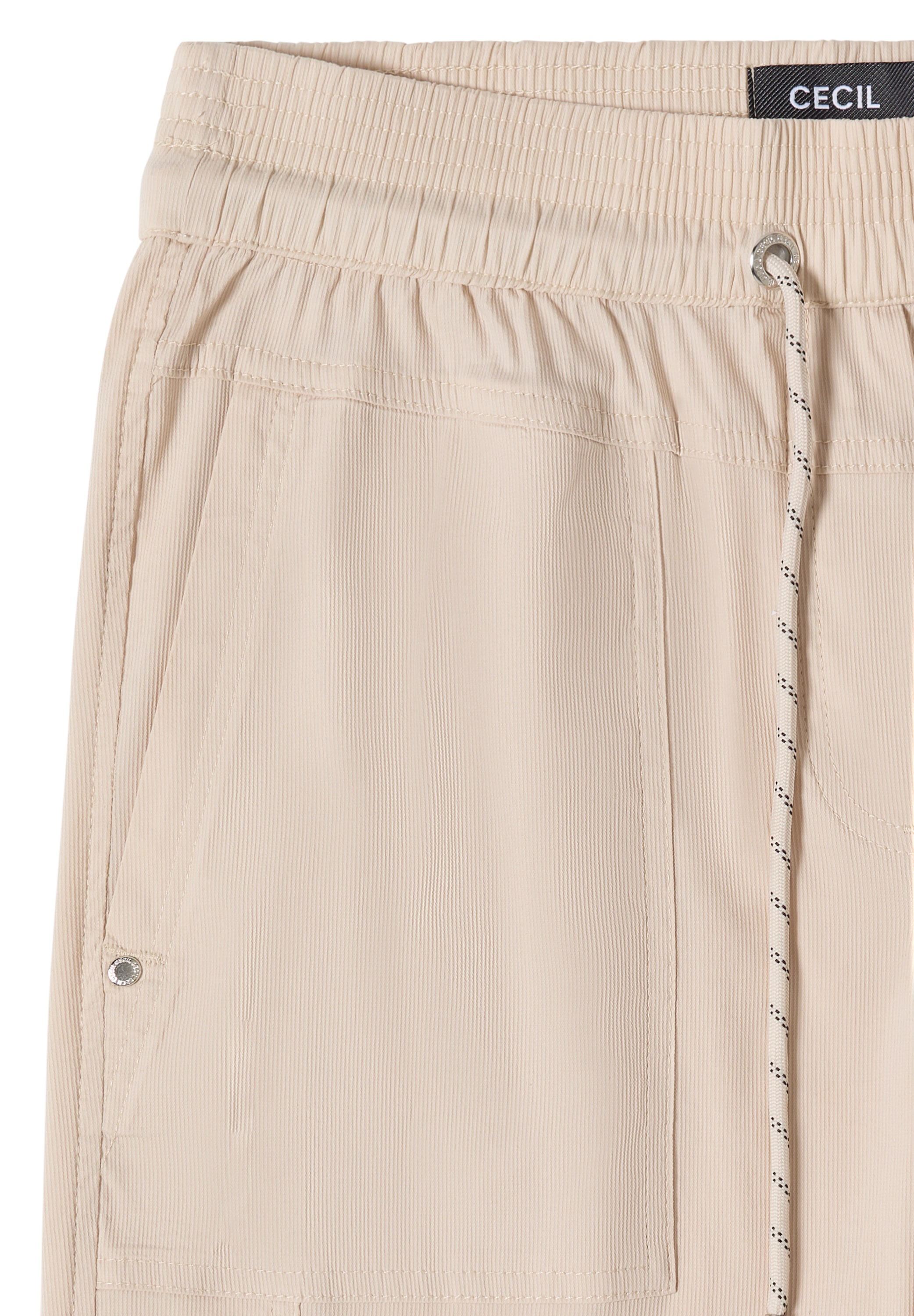 Cecil Stoffhose »Style Neele«  Elastikbund, feines Streifemuster, Loose Fit