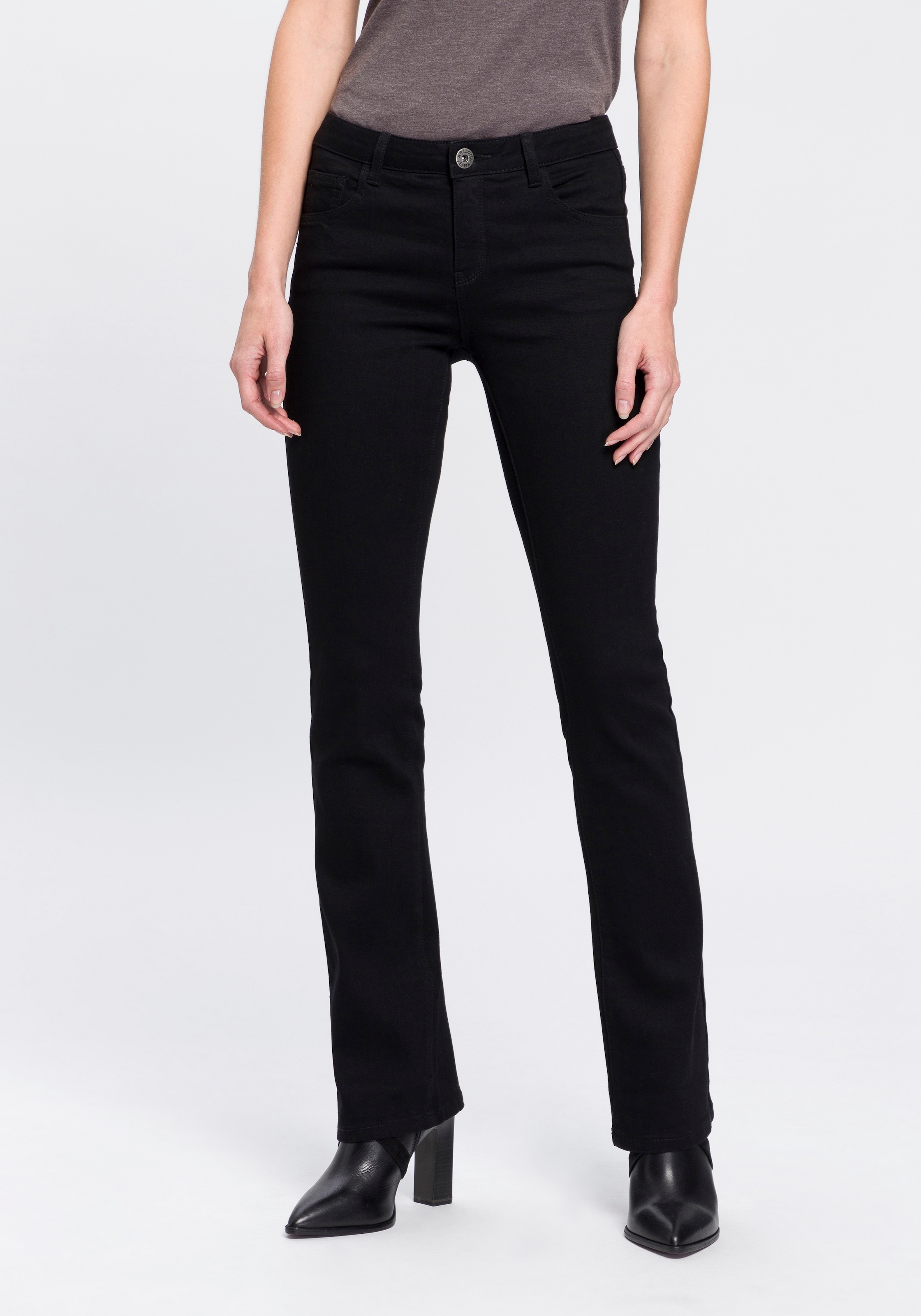 »Ultra-Stretch«, im Arizona Bootcut-Jeans Online Shop Mid-Waist OTTO