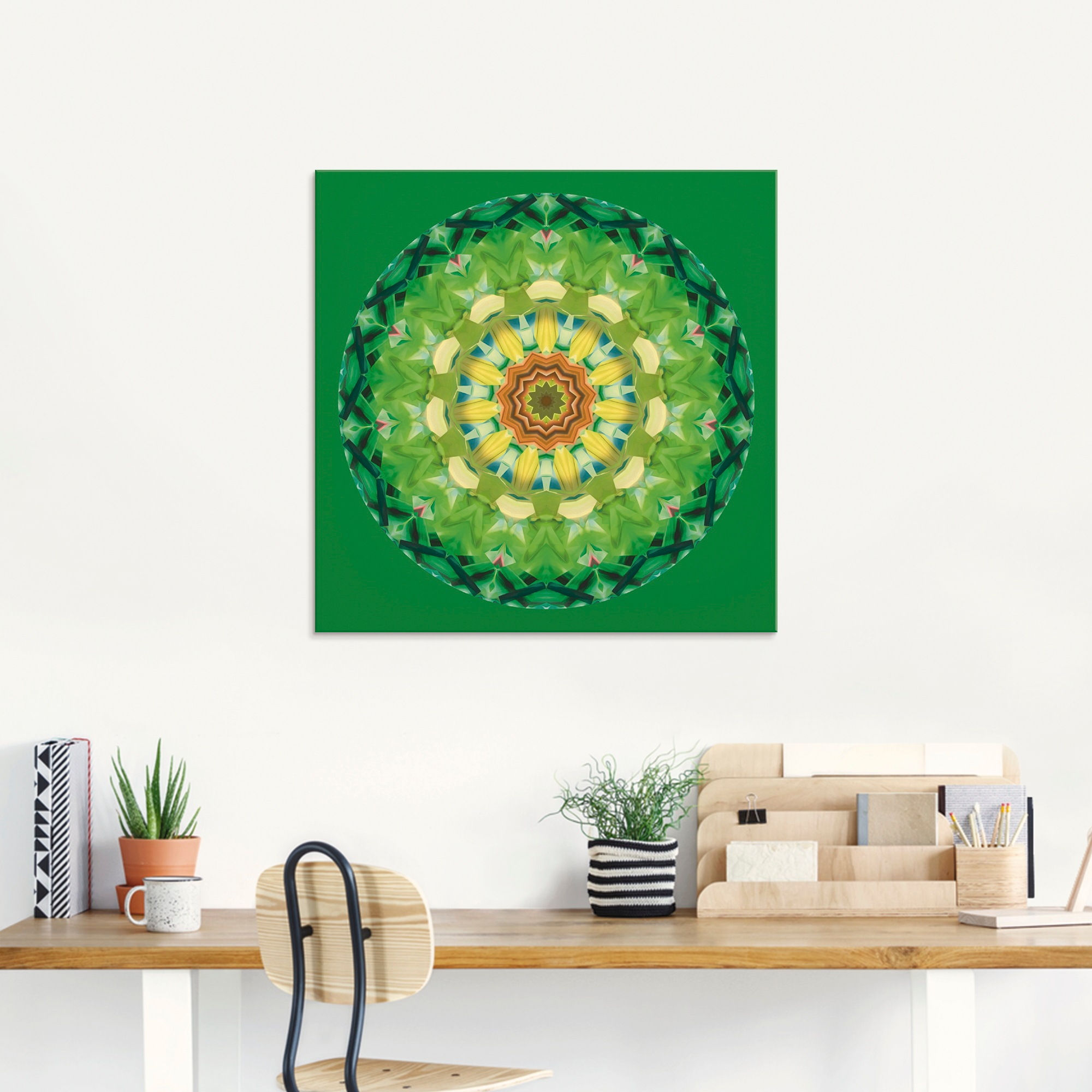 Artland Glasbild »Mandala II«, Muster, (1 St.), in verschiedenen Größen
