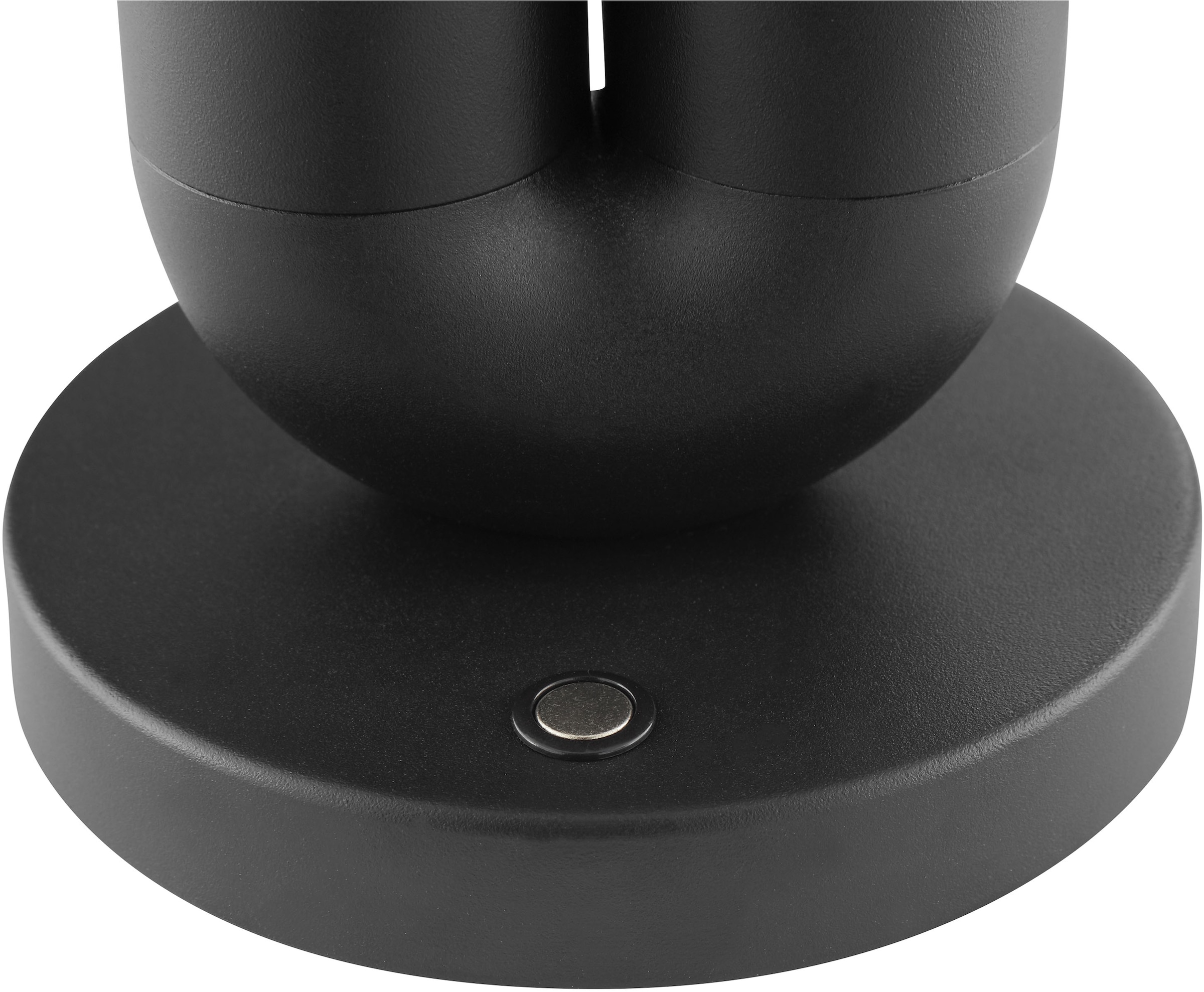 OTTO home LED Tischleuchte »Lynett - Akku Tischlampe, Blumenvase integriert« LED-Modul 1 Stk. Warmweiß inkl. Vase, Akkulampe, wireless charging, 27 cm, kabellose Lampe, Deko