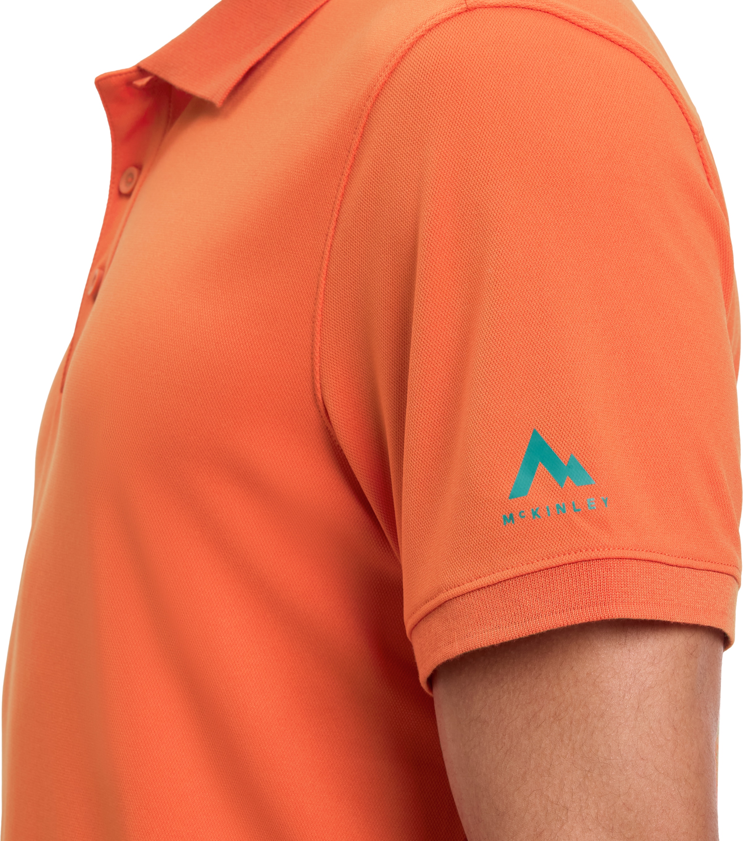 McKINLEY Poloshirt »HE.-POLO LANGO M« sportliche Passform, kurze Ärmel, für Outdoor-Aktivitäten
