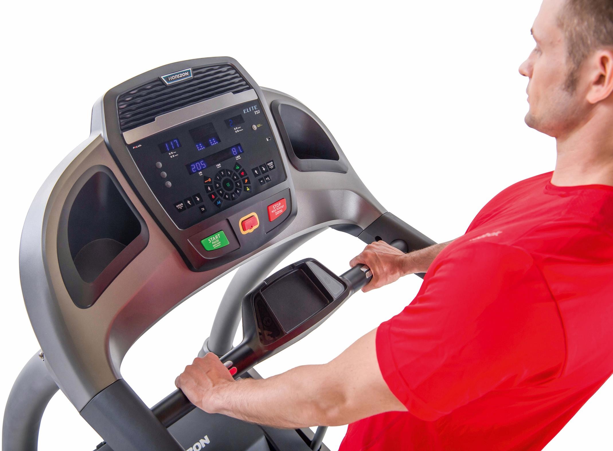 Horizon Fitness Laufband »Elite T5.1«, (Lauffläche von 153 x 50 cm), bis max. 20 km/h, klappbar
