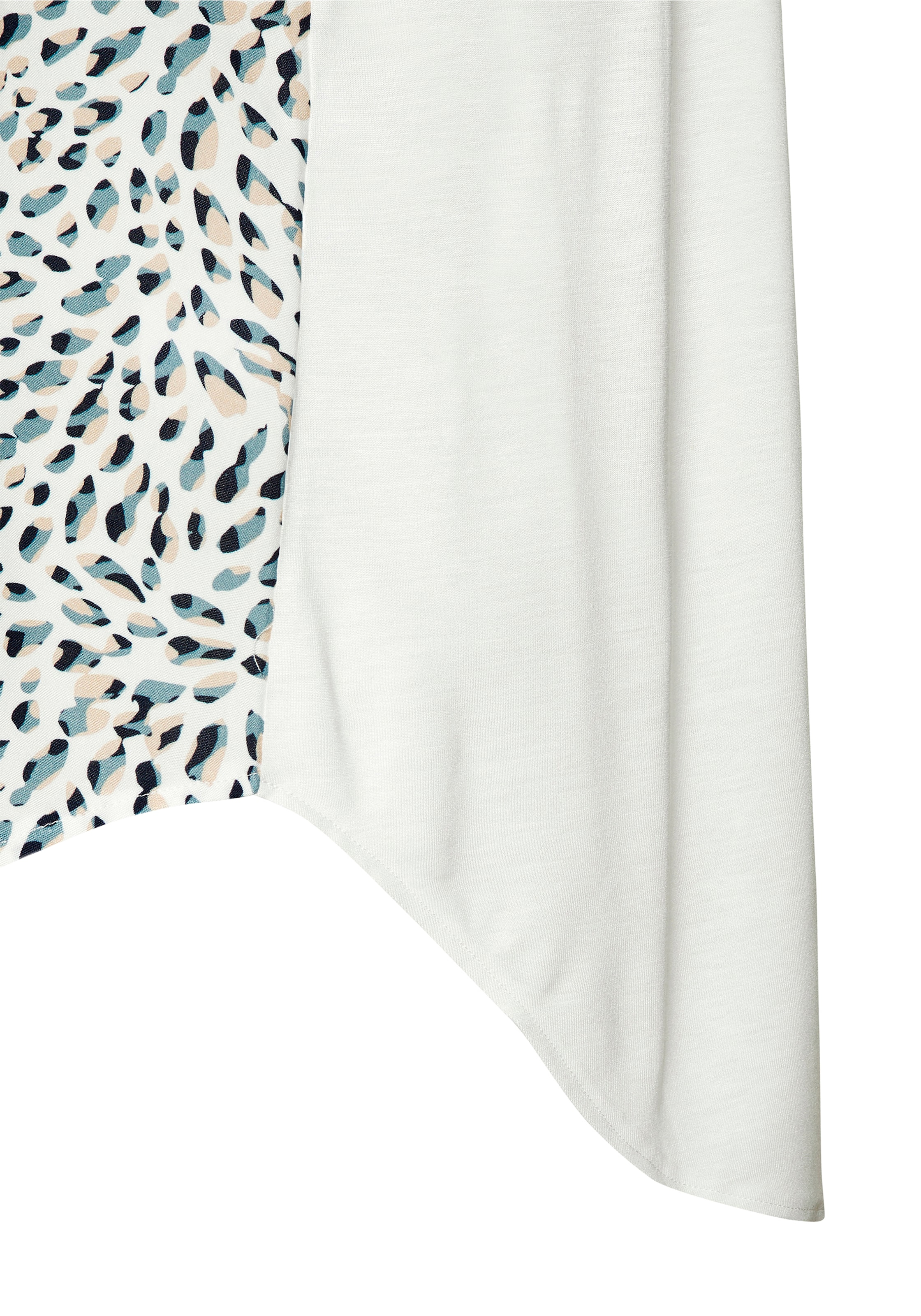 Beachtime Longshirt aus Materialmix