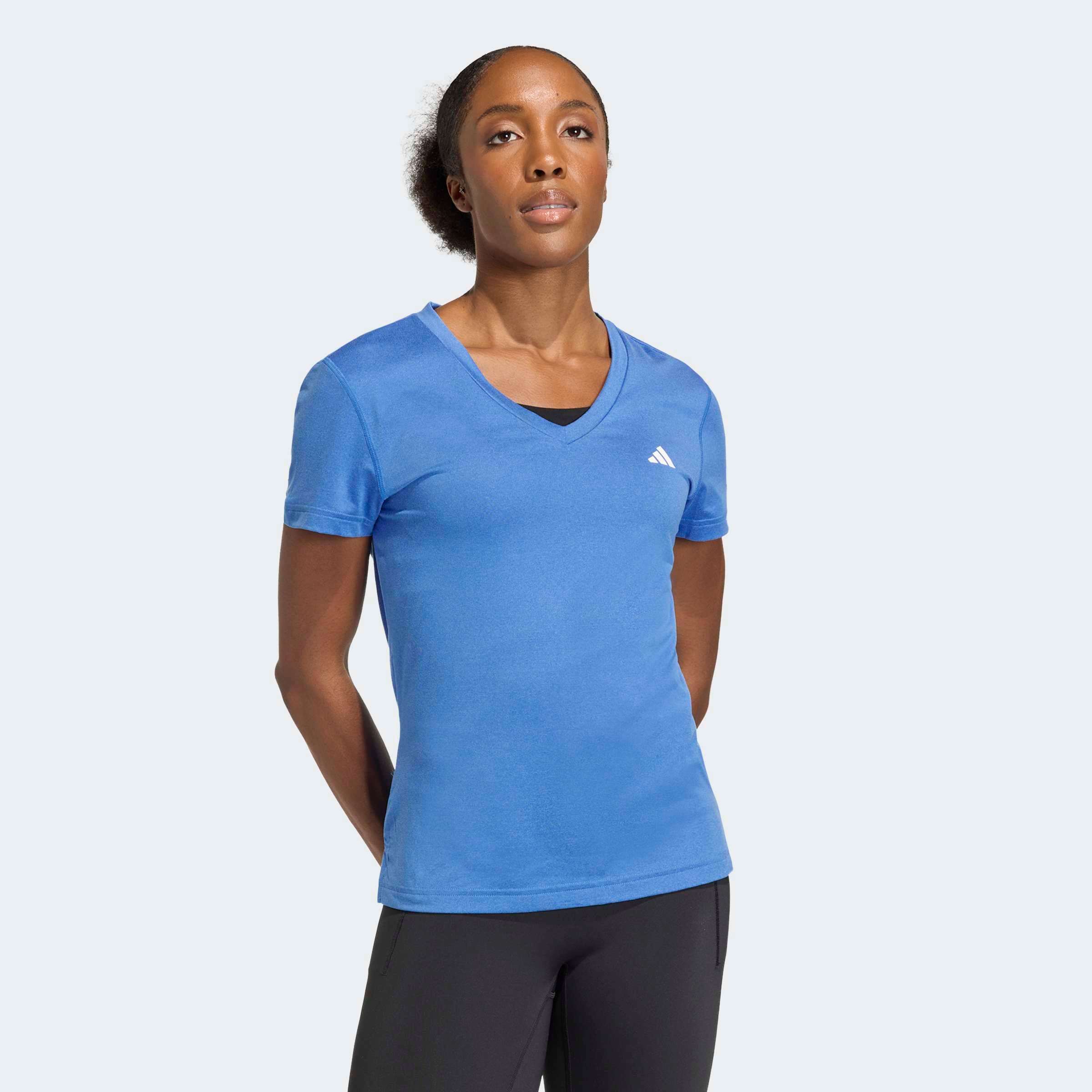 adidas Performance T-Shirt »ADIDAS WORKOUT ESSENTIALS MIT V-AUSSCHNITT« mit V-Ausschnitt, ohne Verschluss
