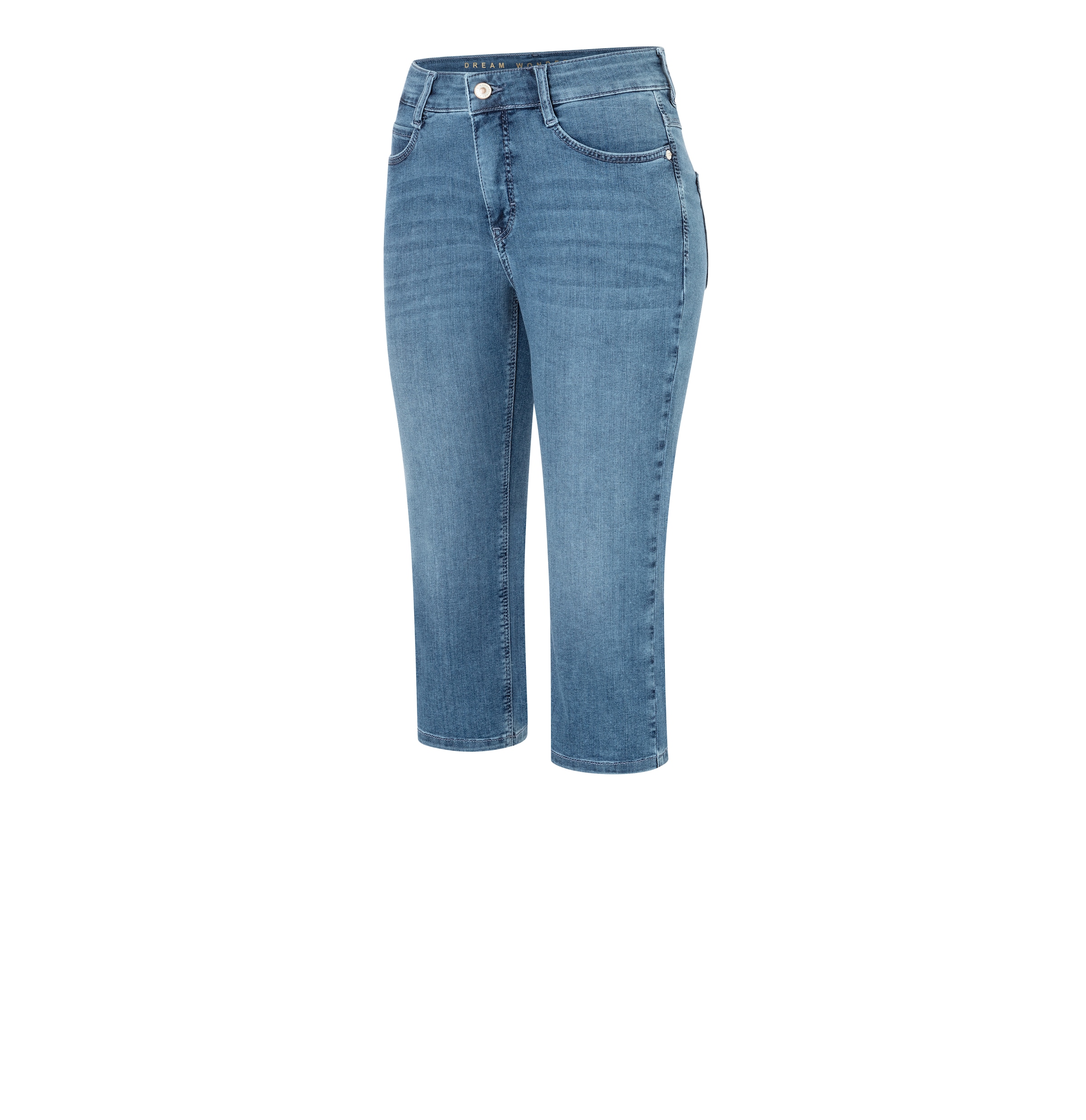 MAC Caprijeans »Dream-Sum« Bequemer Sitz mit krempelbarem Saum