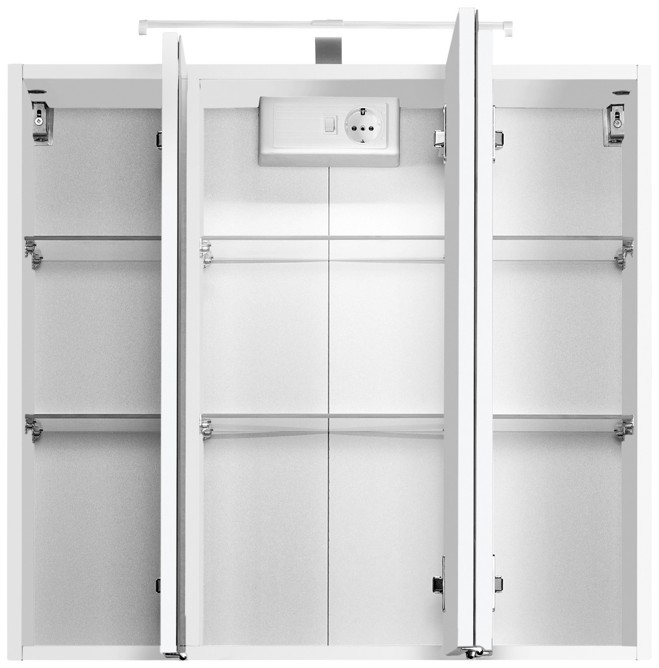 welltime Spiegelschrank »Texas« Breite 70 cm, mit LED-Aufbauleuchte