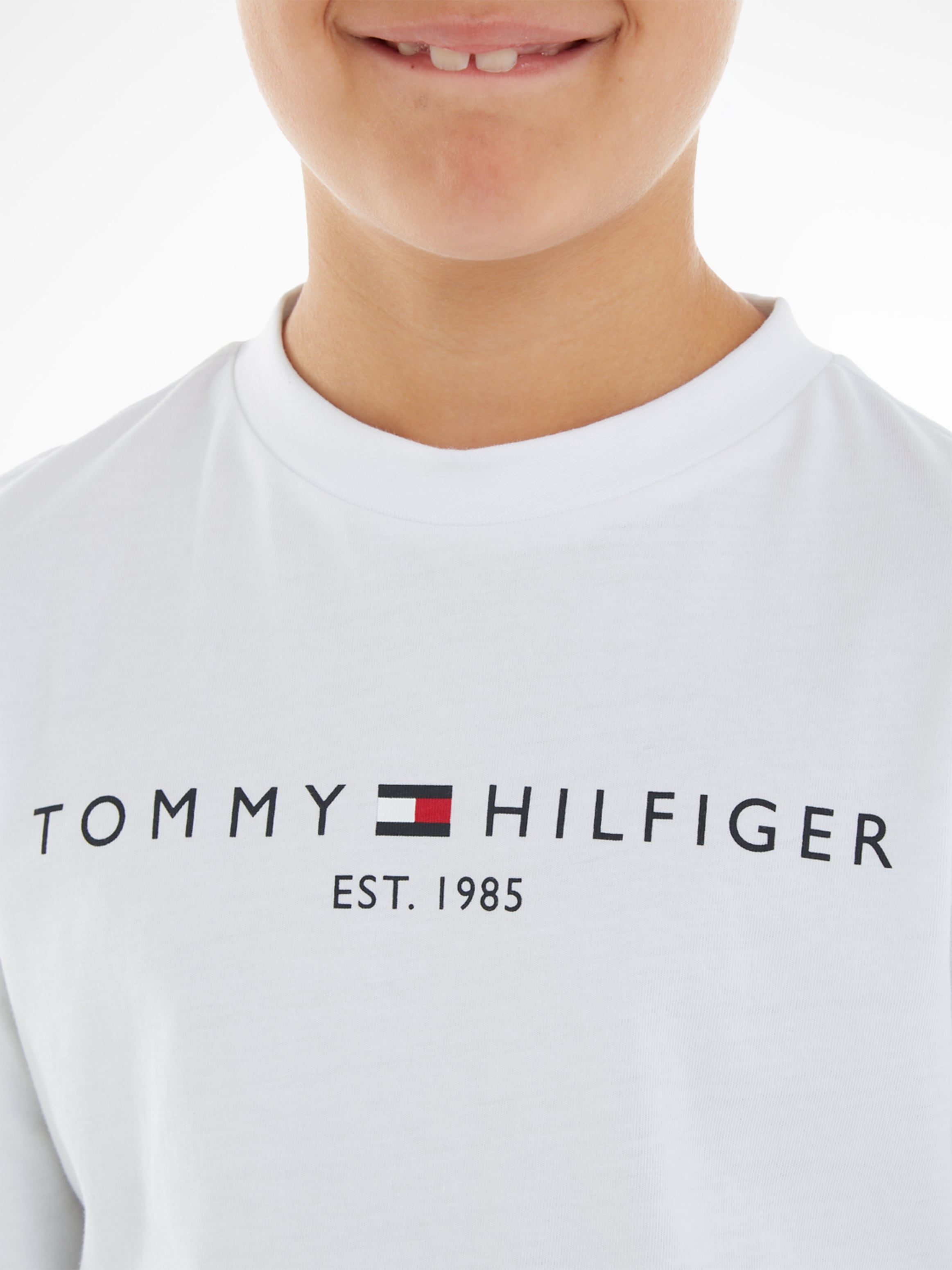 Tommy Hilfiger bei TEE L/S« Langarmshirt »ESSENTIAL kaufen OTTO