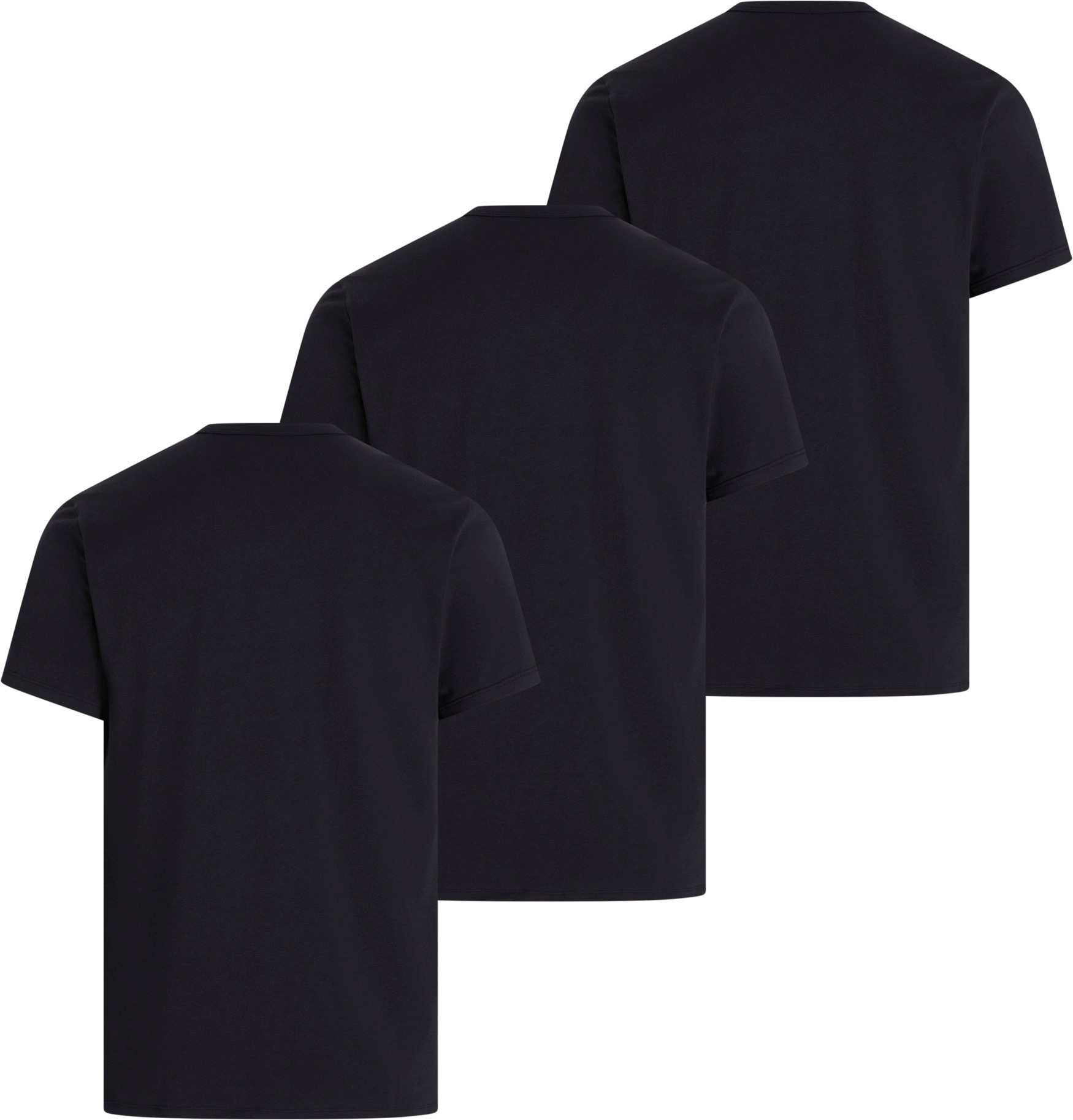 Calvin Klein Underwear T-Shirt »S/S V NECK 3PK«, (Packung, 3 tlg., 3er-Pack), mit Logo am Saum