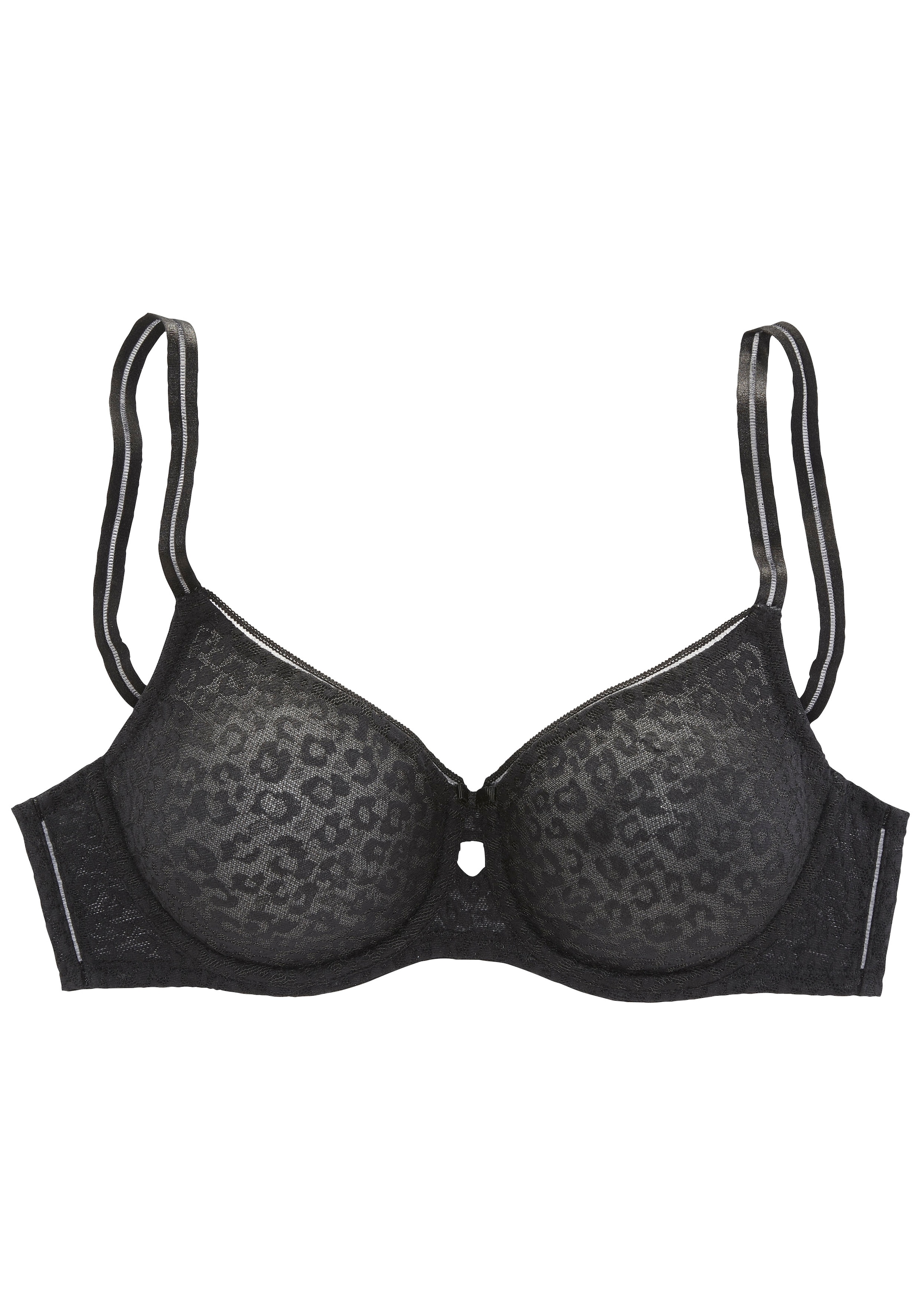Nuance Minimizer-BH, mit Bügel aus schöner Allover-Jacquardspitze im angesagten Leo-Look