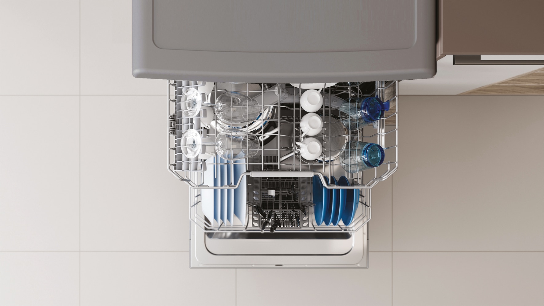 Privileg Standgeschirrspüler »RFO 2T133 A F S« 14 tlg. Maßgedecke Fast&Clean 28’ – das effektive Reinigungsprogramm unter 28 Minuten