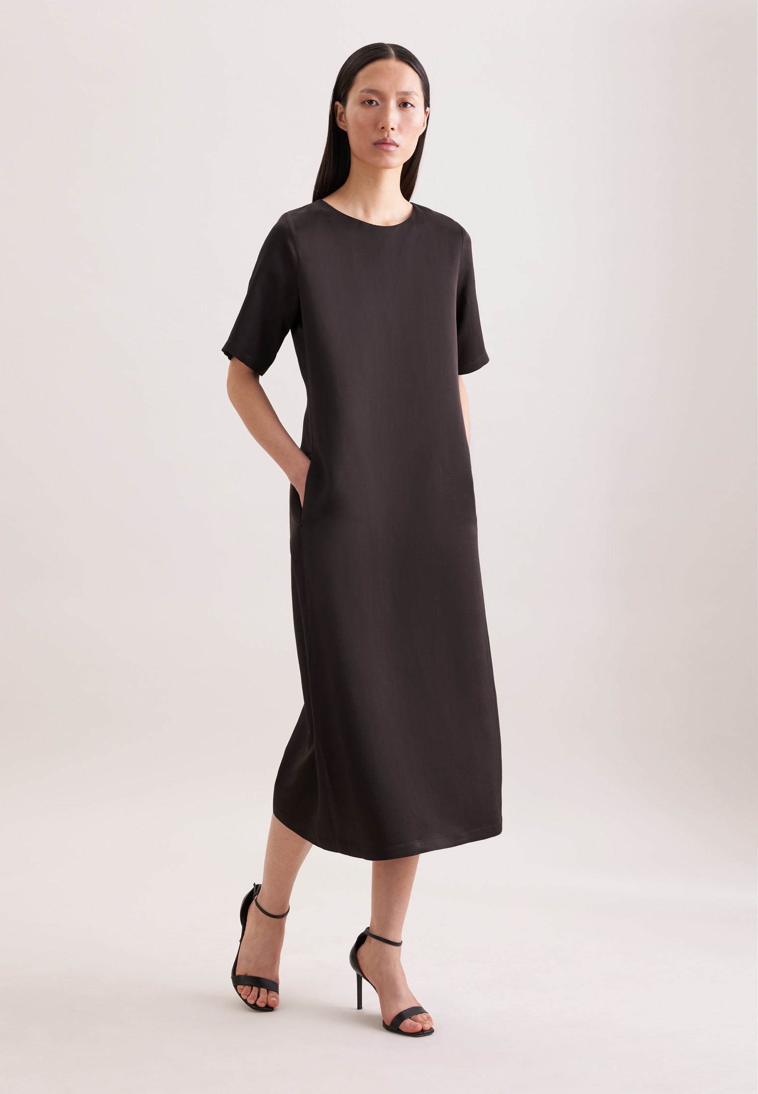 seidensticker Sommerkleid 1/2 Rundhals Uni