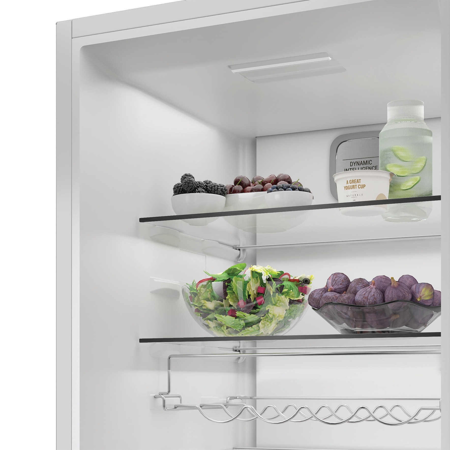 BAUKNECHT Kühlschrank KR 186GD W »KR 186GD W« 186,5 cm hoch 59,7 cm breit SmoothFit - 90°-Türöffnung für mehr Komfort