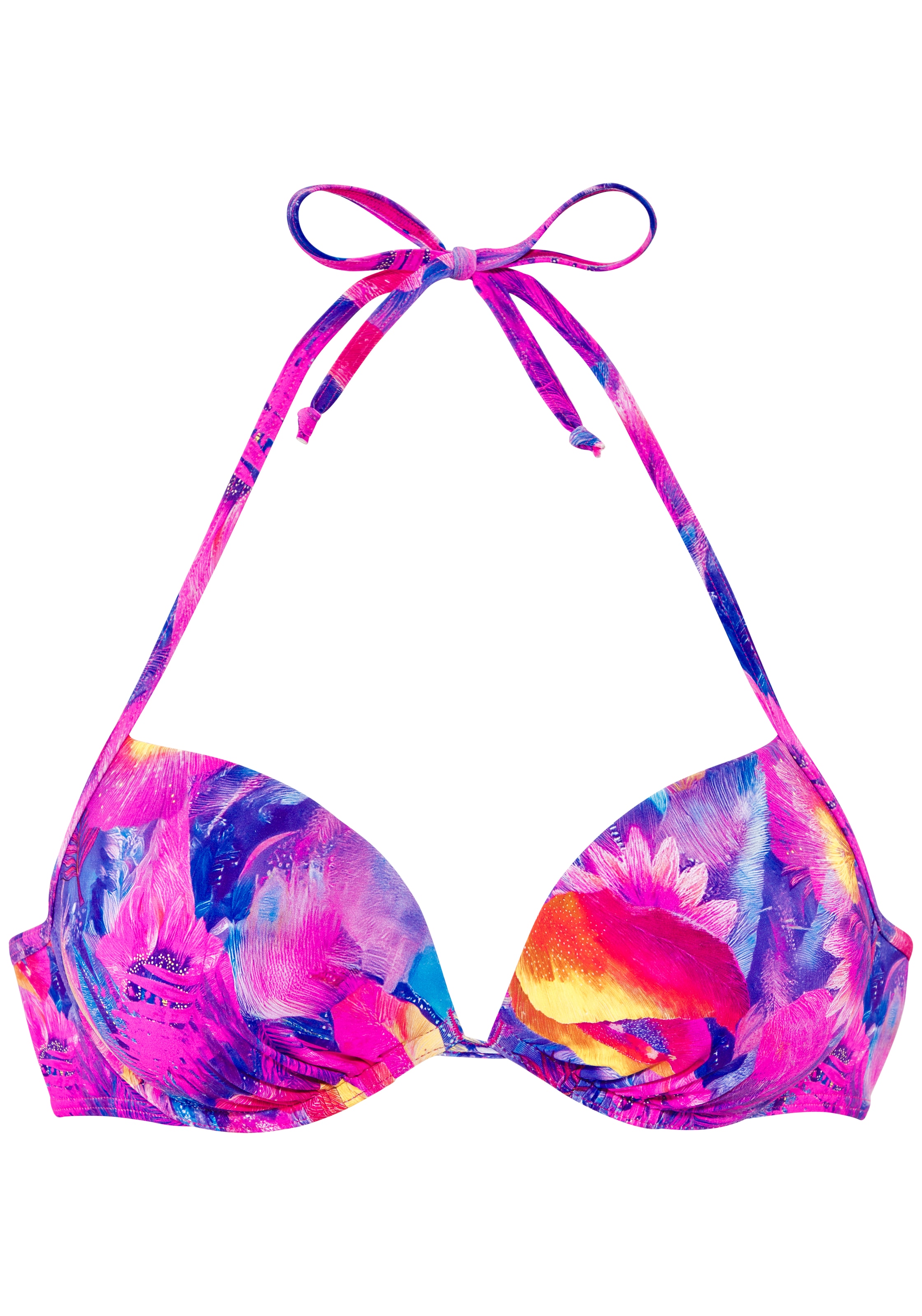 Venice Beach Push-Up-Bikini-Top »Zarina« im farbenträchtigem Design