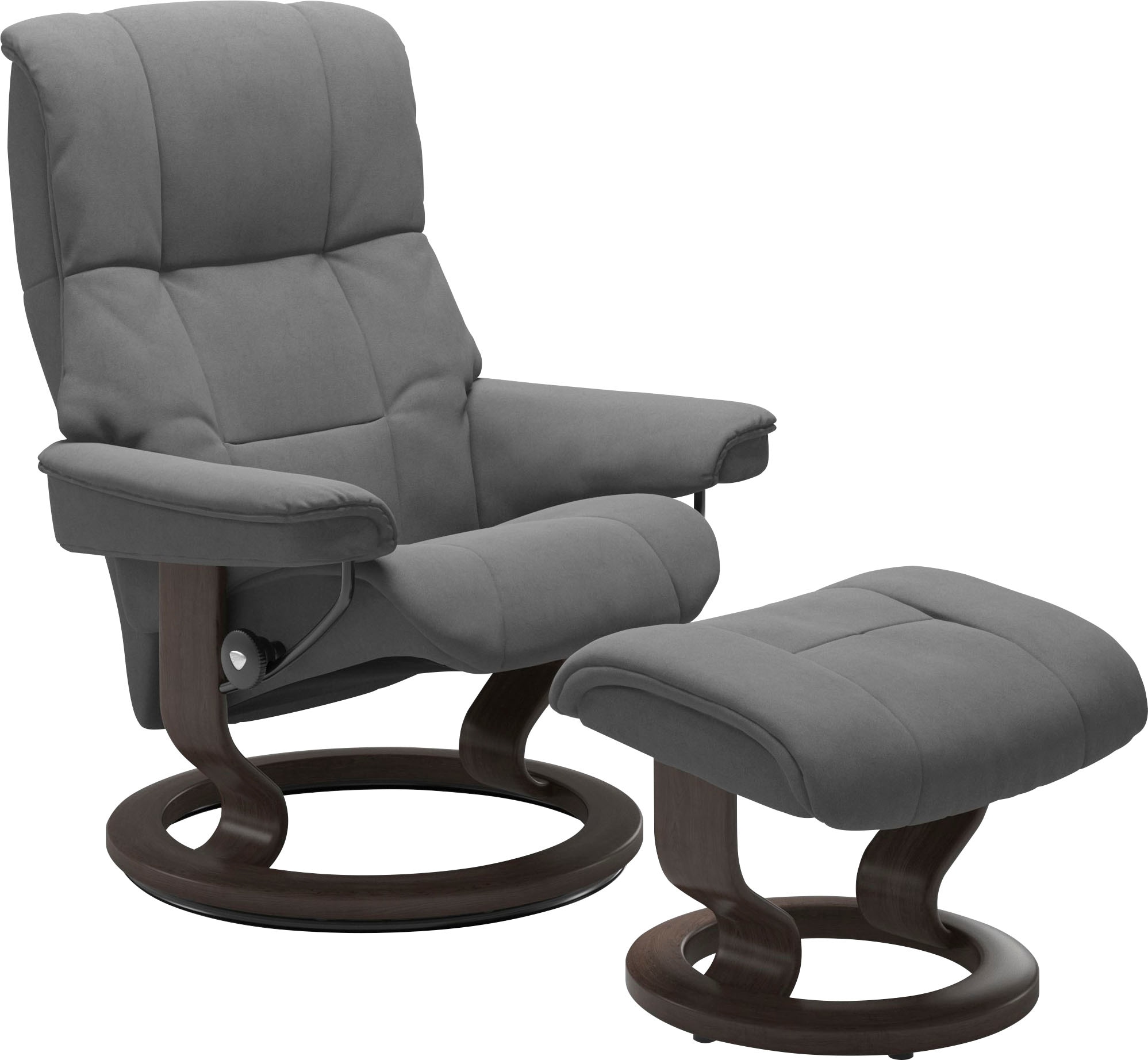 Stressless® Relaxsessel »Mayfair« Relaxsessel mit Hocker,  mit Hocker, mit Classic Base, Größe S, M & L, Gestell Wenge