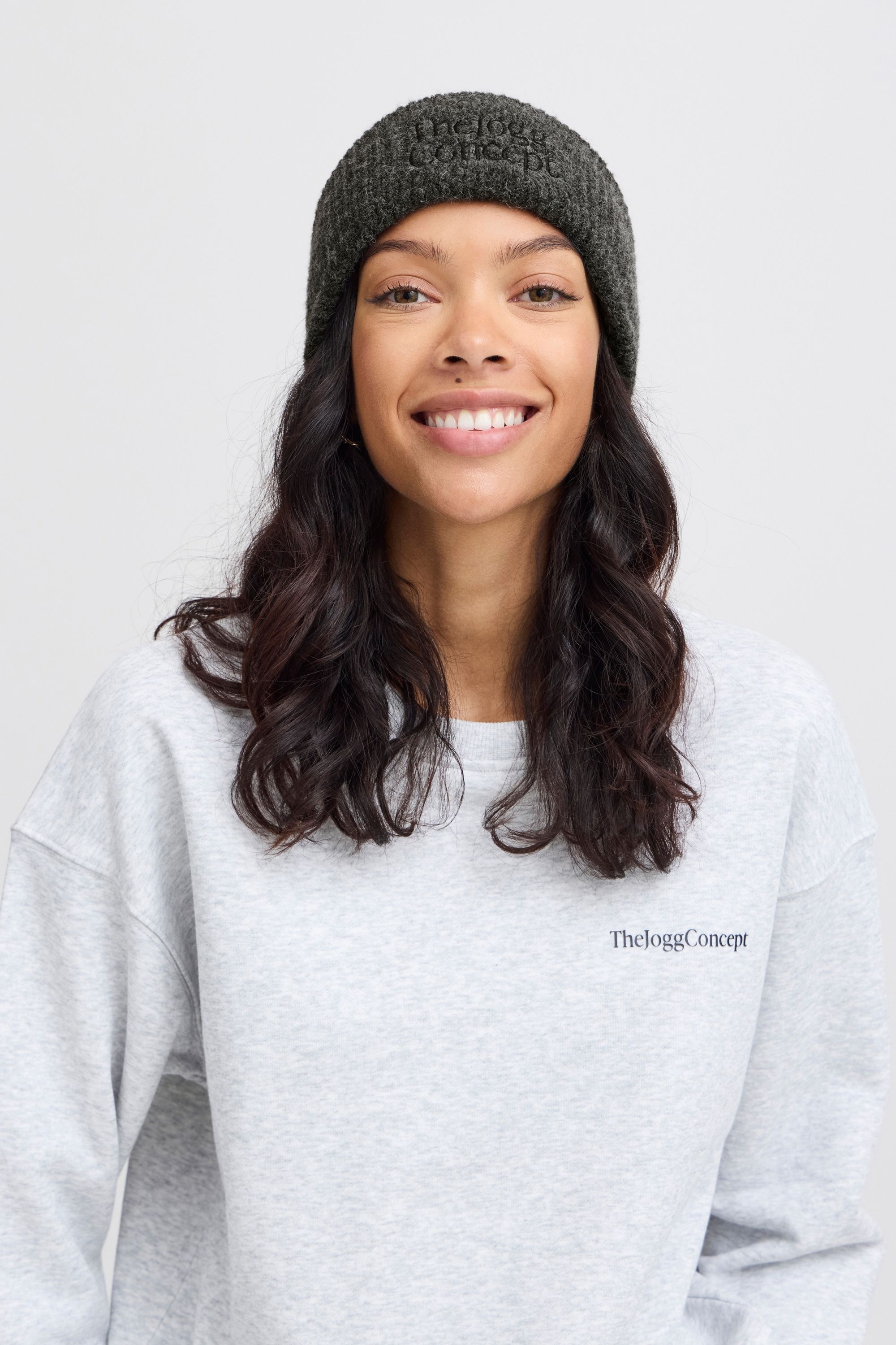 TheJoggConcept Strickmütze »Strickmütze JCVIOL BEANIE LOGO -«