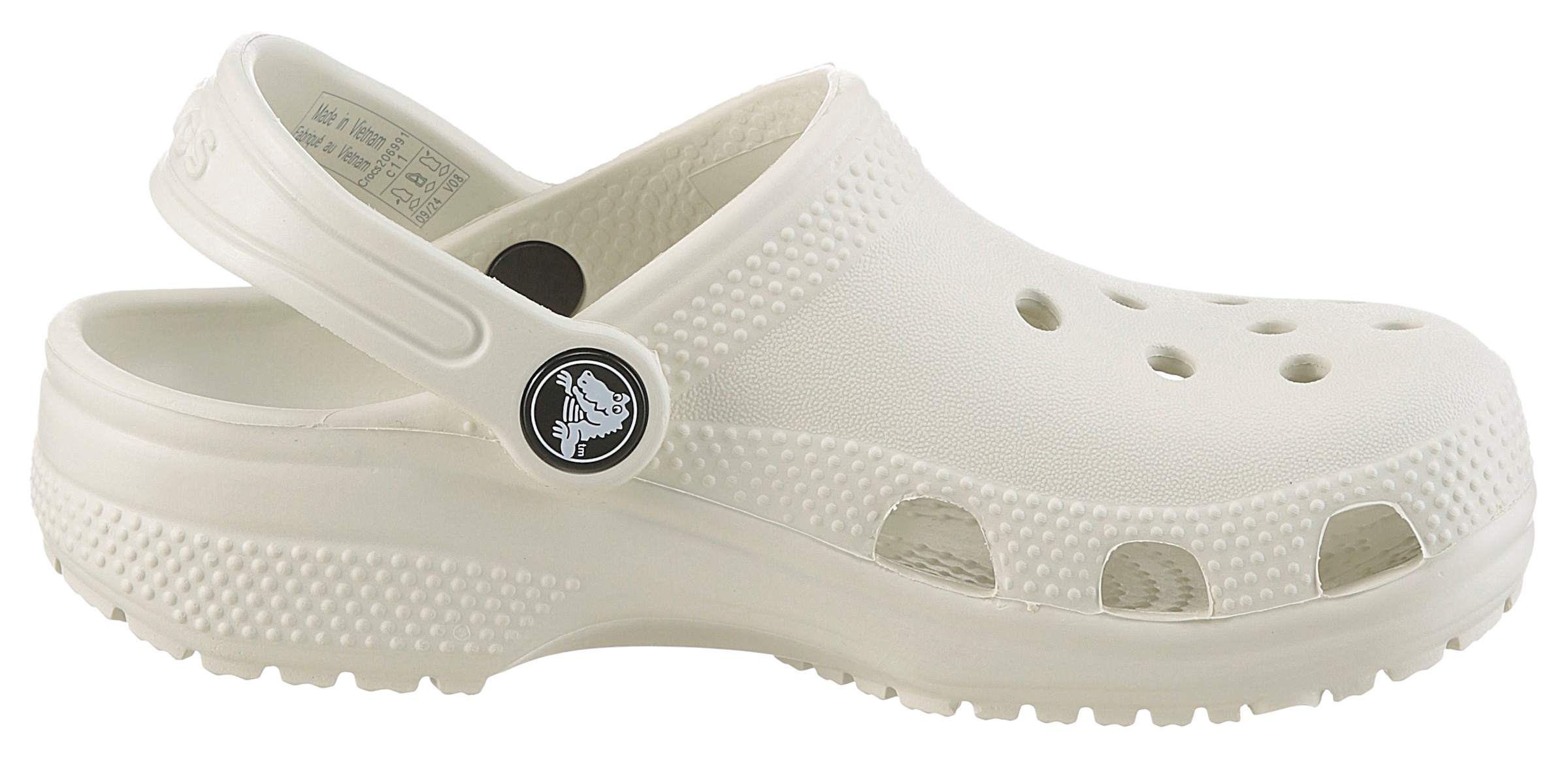 Crocs Clog »Classic K«  Sommerschuh, Hausschuh, Badeschuh mit schwenkbarem Fersenriemchen