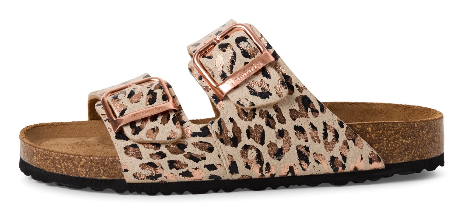 Tamaris Pantolette, Sommerschuh, Schlappen mit gepolstertem Fußbett