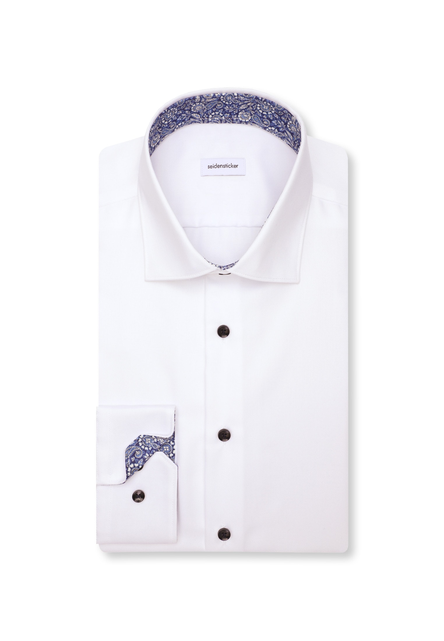 seidensticker Businesshemd »Schwarze Rose« Slim 1/1 Kentkragen Uni