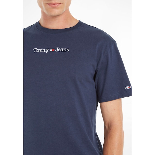 Tommy Jeans T-Shirt »TJM CLASSIC LINEAR LOGO TEE«, mit Logostickerei online  shoppen bei OTTO