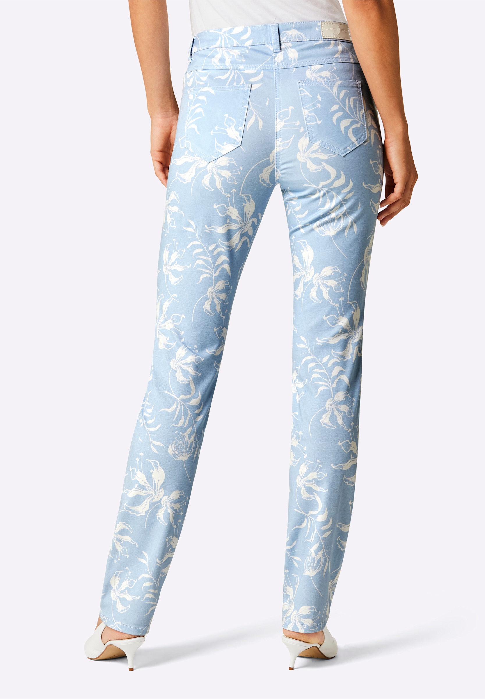creation L 5-Pocket-Jeans »Lyocell-Baumwoll-Jeans Druckhose mit 55% Lyocell«
