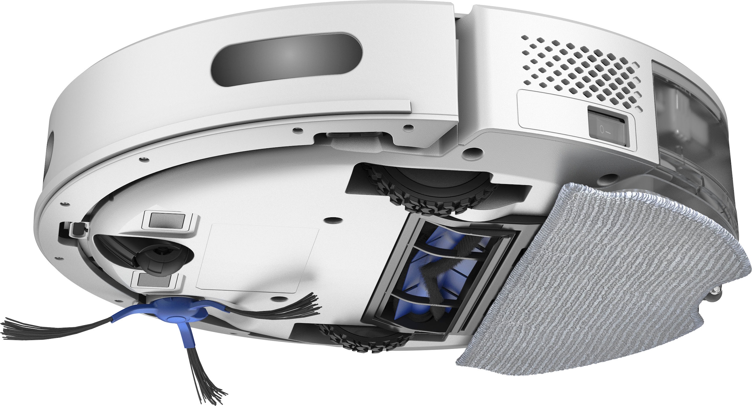 Medion® Saugroboter »X10 SW, mit Lasernavigation und Wischfunktion«, 2.700Pa Saugkraft, 2in1 Roboterstaubsauger, präzise Kartenerstellung