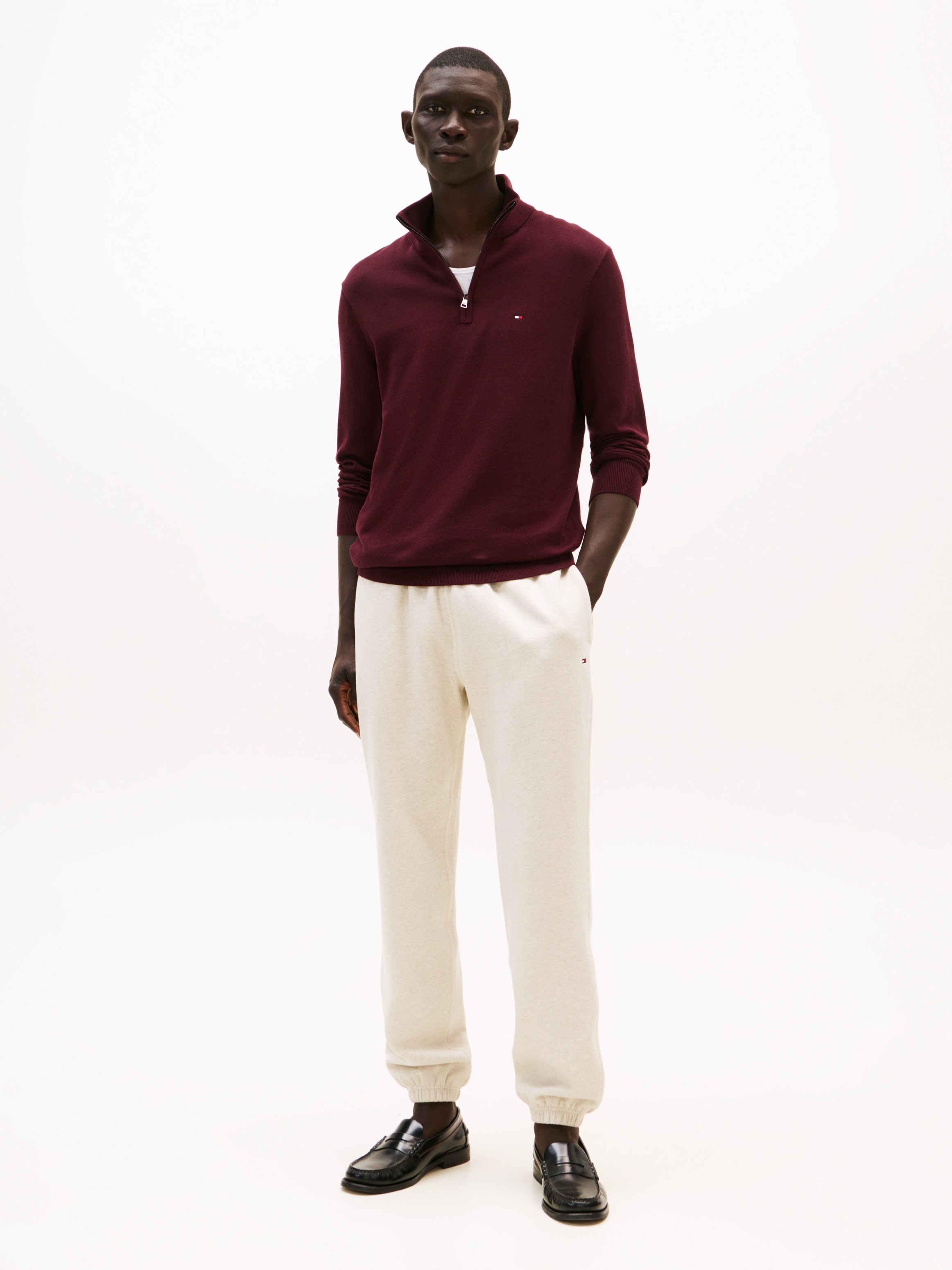 Tommy Hilfiger Troyer »ESSENTIAL COTTON ZIP MOCK«