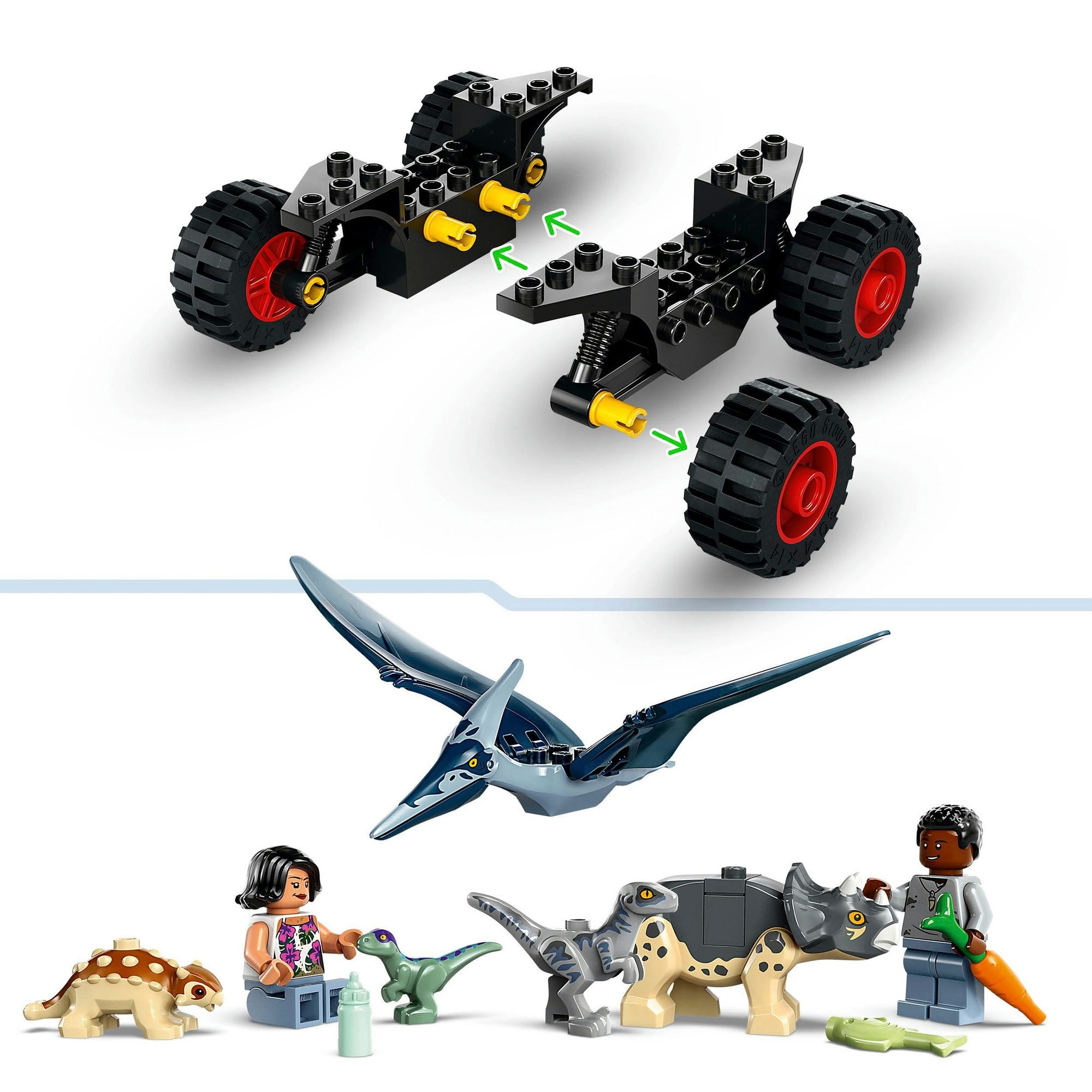 LEGO® Konstruktionsspielsteine »Rettungszentrum für Baby-Dinos (76963), LEGO Jurassic World«, (139 St.), Made in Europe