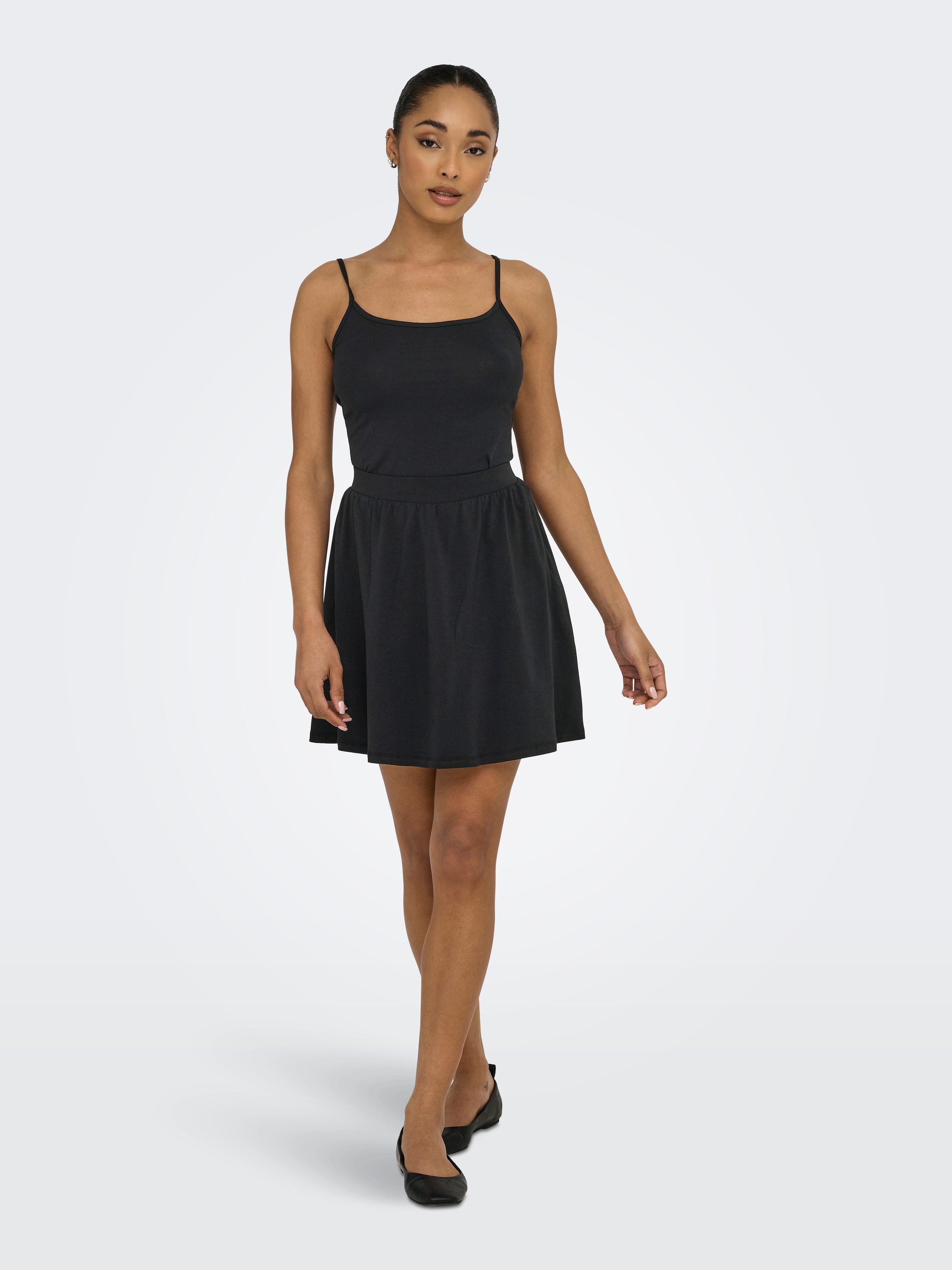 ONLY Minirock »ONLLIVE LOVE SKATER SKIRT 2 PACK CS JRS«, (Packung, 2 tlg., 2er-Pack)