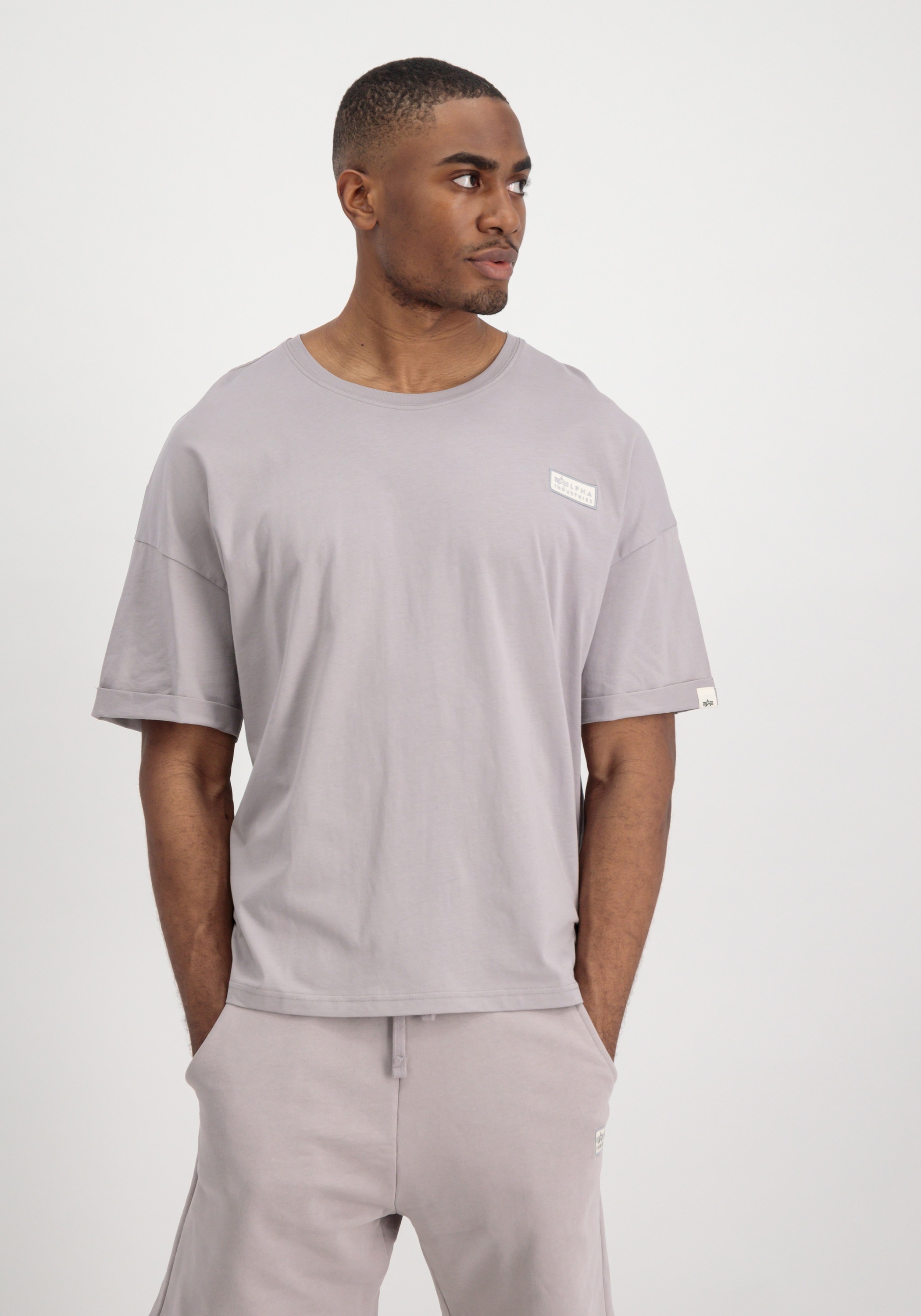 Alpha Industries T-Shirt »Alpha Industries Men - T-Shirts Organics OS Roll-Up T-Shirt«