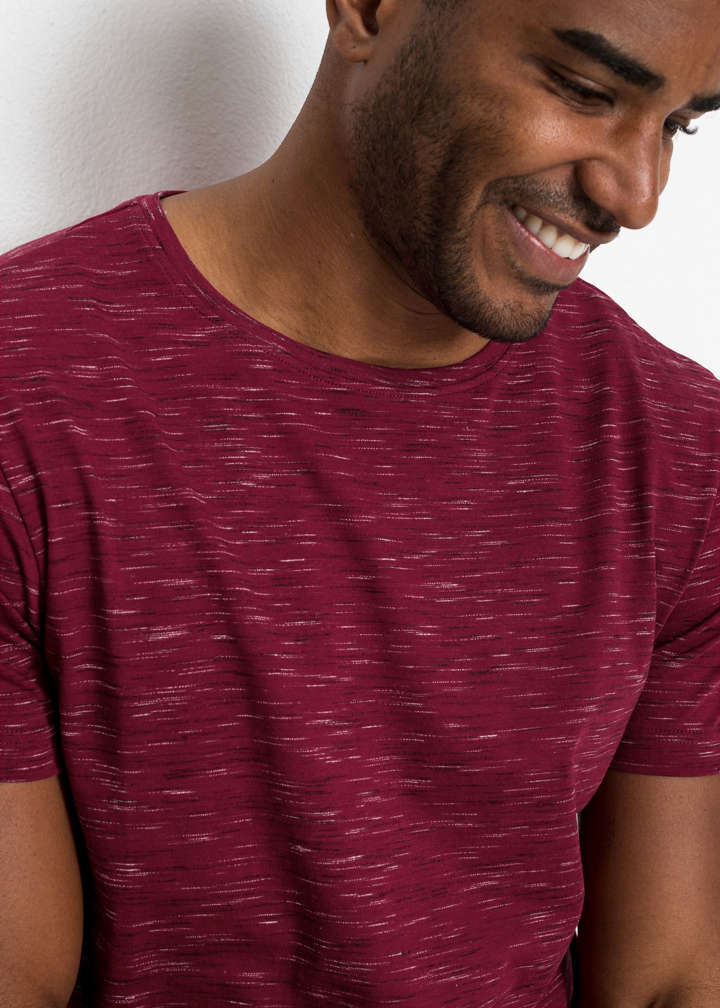 bonprix T-Shirt 1 lockere Passform, kurze Ärmel, mit Rundhalsausschnitt