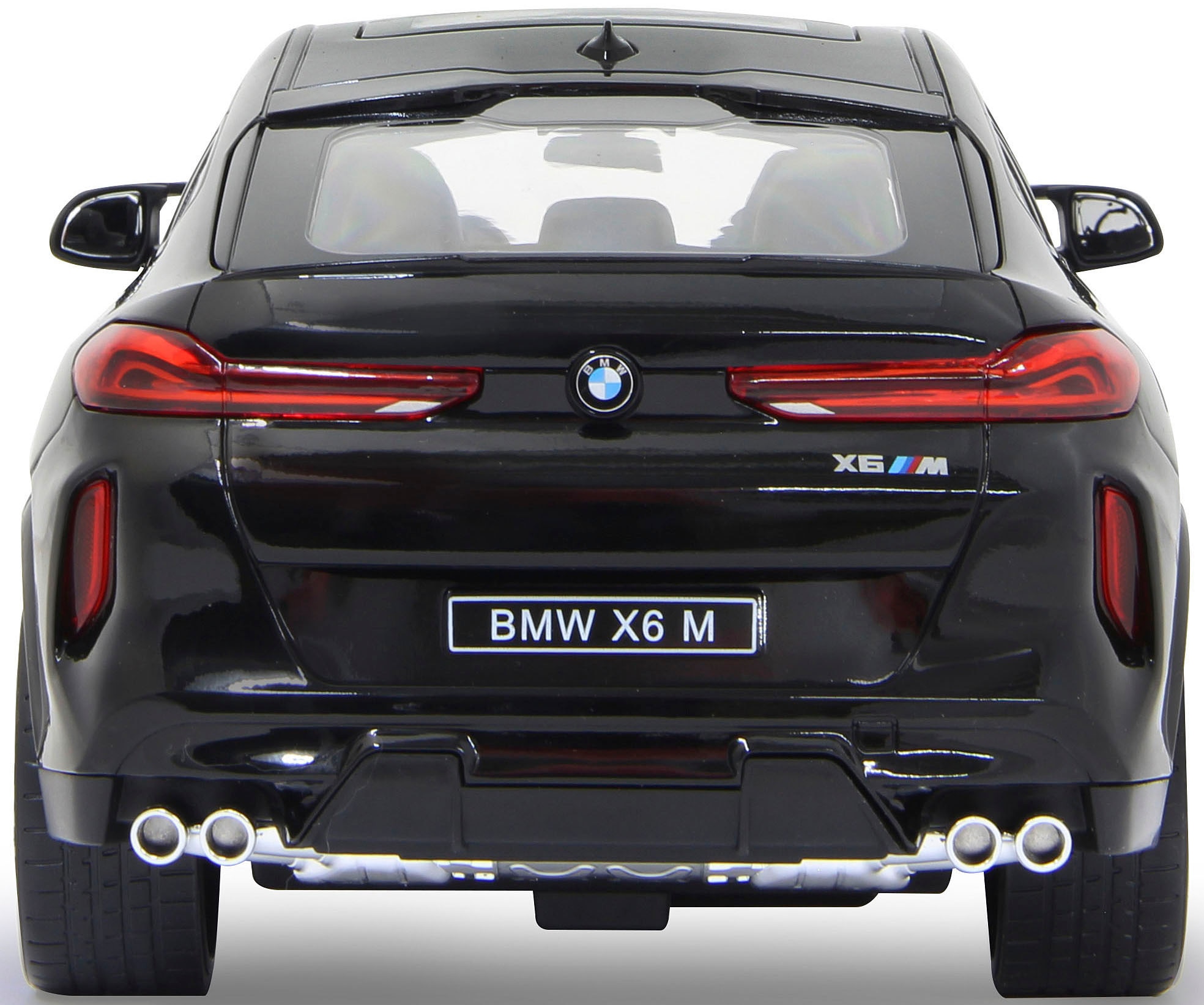 Jamara RC-Auto »Deluxe Cars, BMW X6 M 1:14, schwarz - 2,4 GHz«, mit LED-Lichtern
