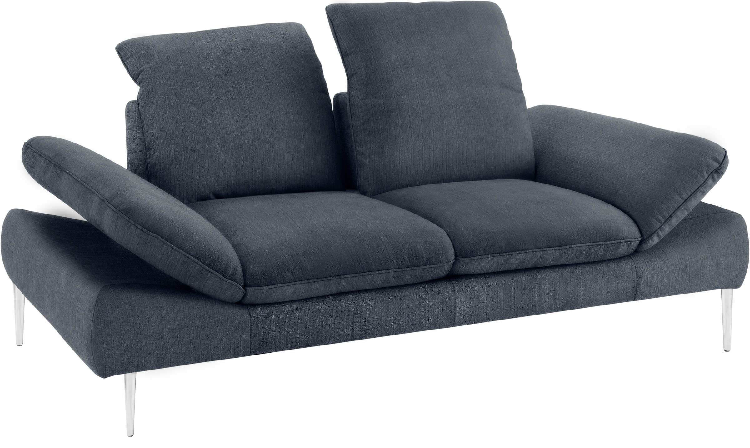 W.SCHILLIG 2,5-Sitzer »enjoy&MORE«, mit Sitztiefenverstellung, Füße Chrom glänzend, Breite 232 cm