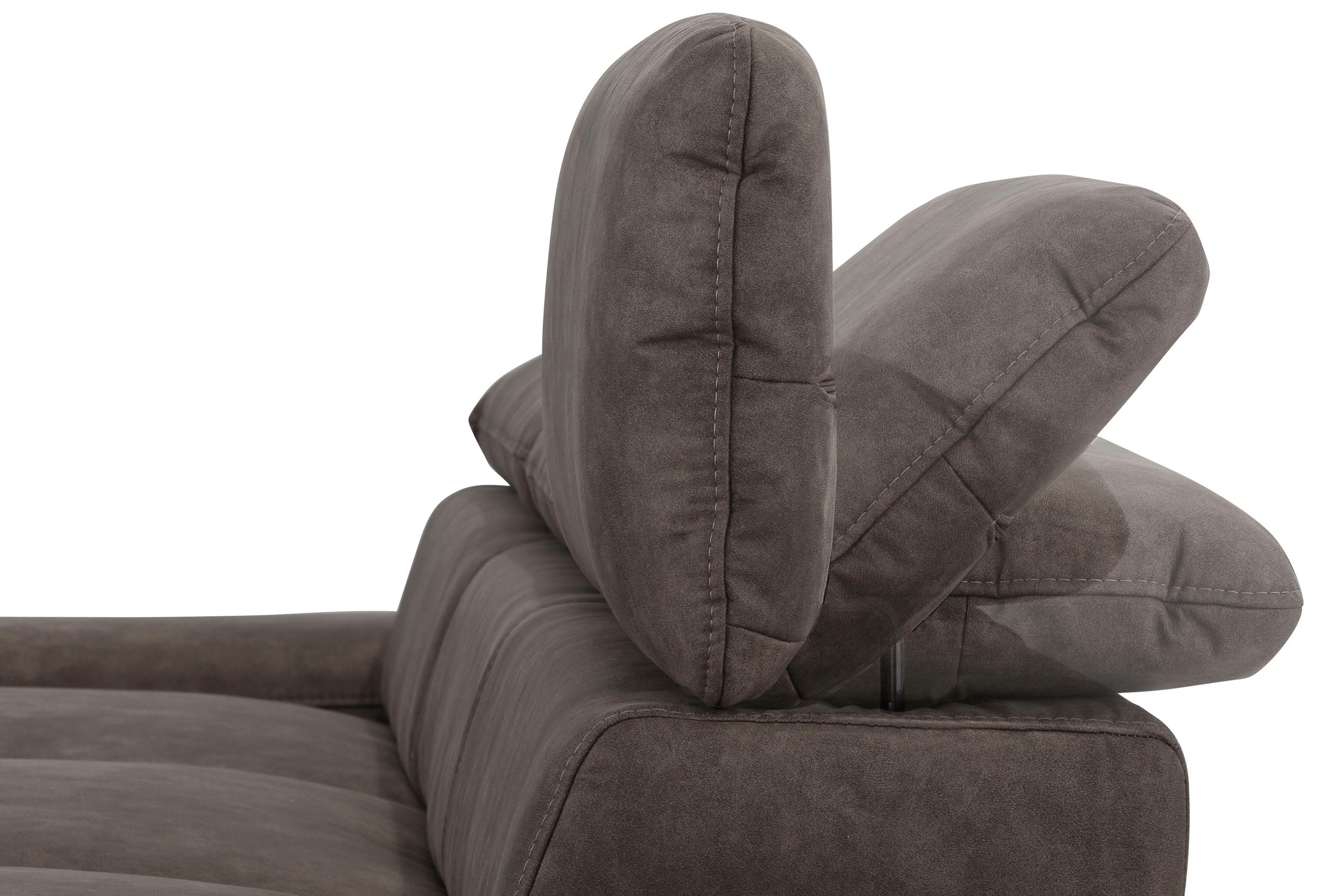 Home affaire Ecksofa »Alberto L-Form«, mit Kopfteilverstellung, wahlweise mit Bettfunktion