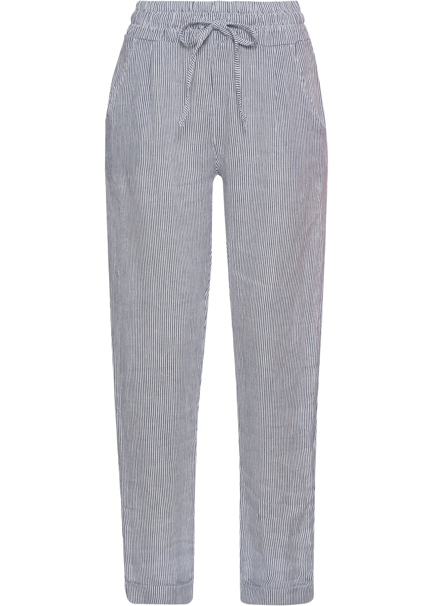 bonprix Leinenhose  aus Leinen und Lyocell, mit Elastik-Bündchen, Regular Fit