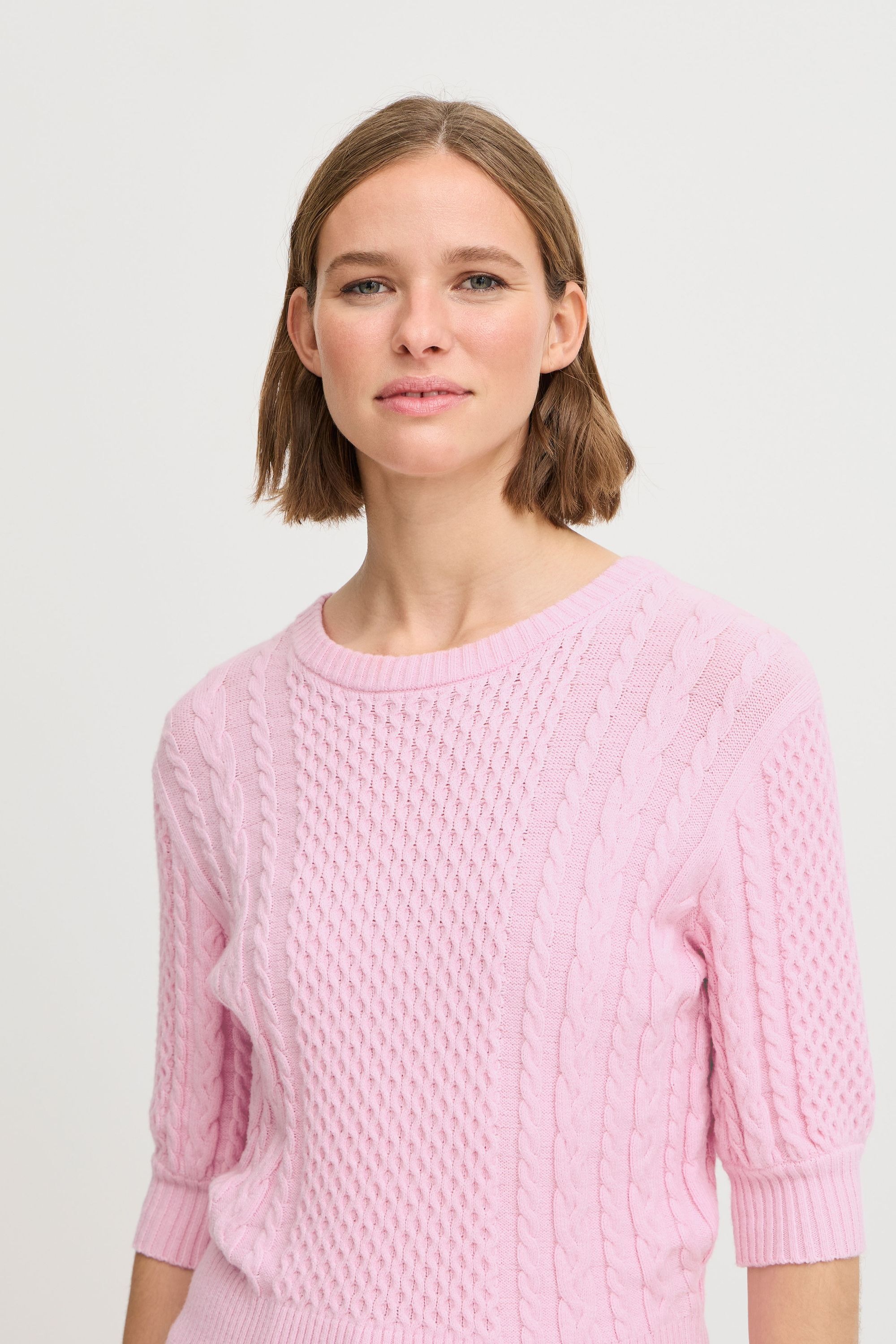 b.young Strickfleece-Pullover »Strickpullover BYNIBE SS JUMPER -«