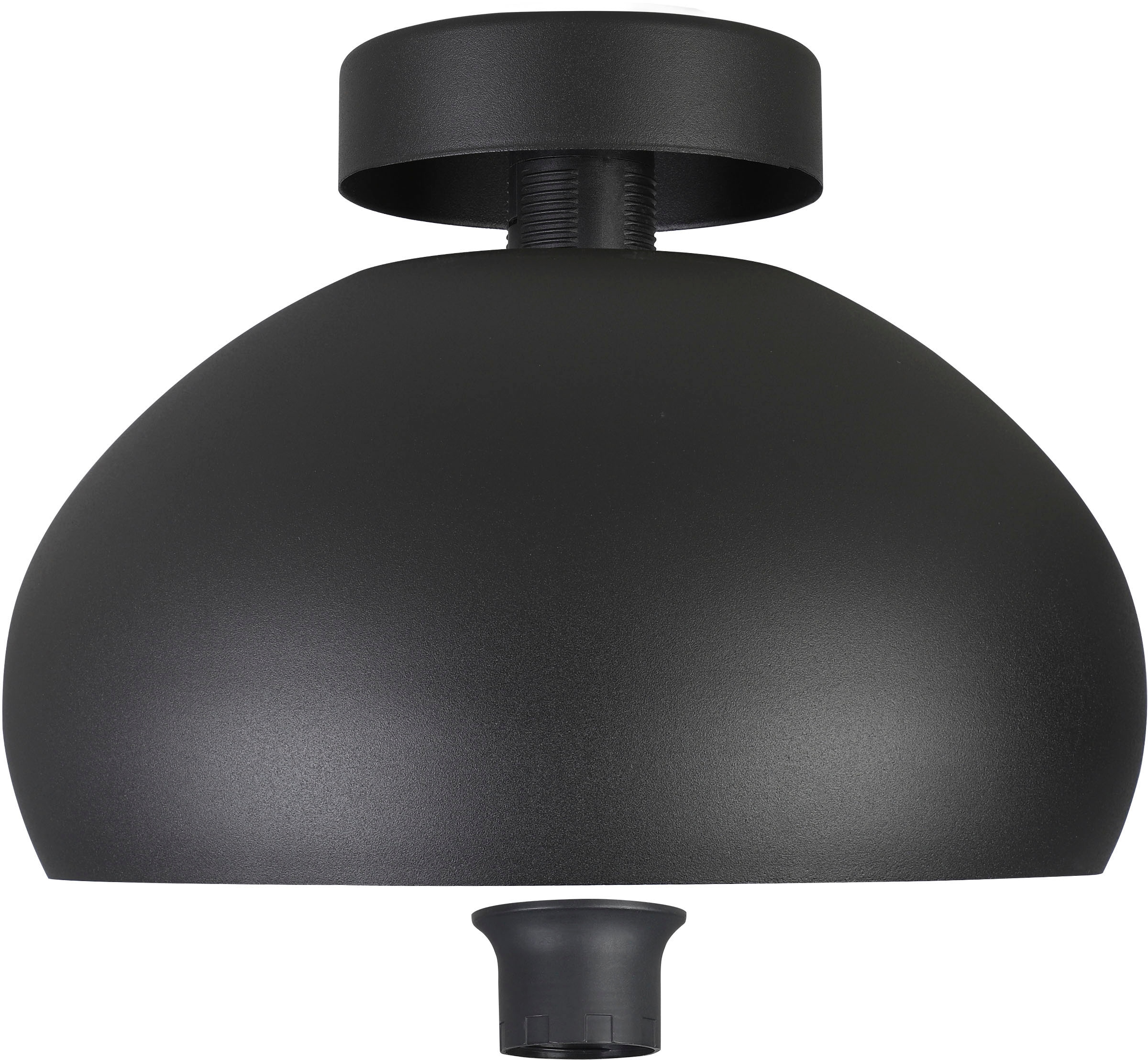 EGLO Deckenleuchte »MOGANO 2«, Leuchtmittel E27 | Leuchtmittel wechselbar-ohne Leuchtmittel, Deckenleuchte, aus Metall in Schwarz und Gold, E27, dimmbar, Ø 28 cm