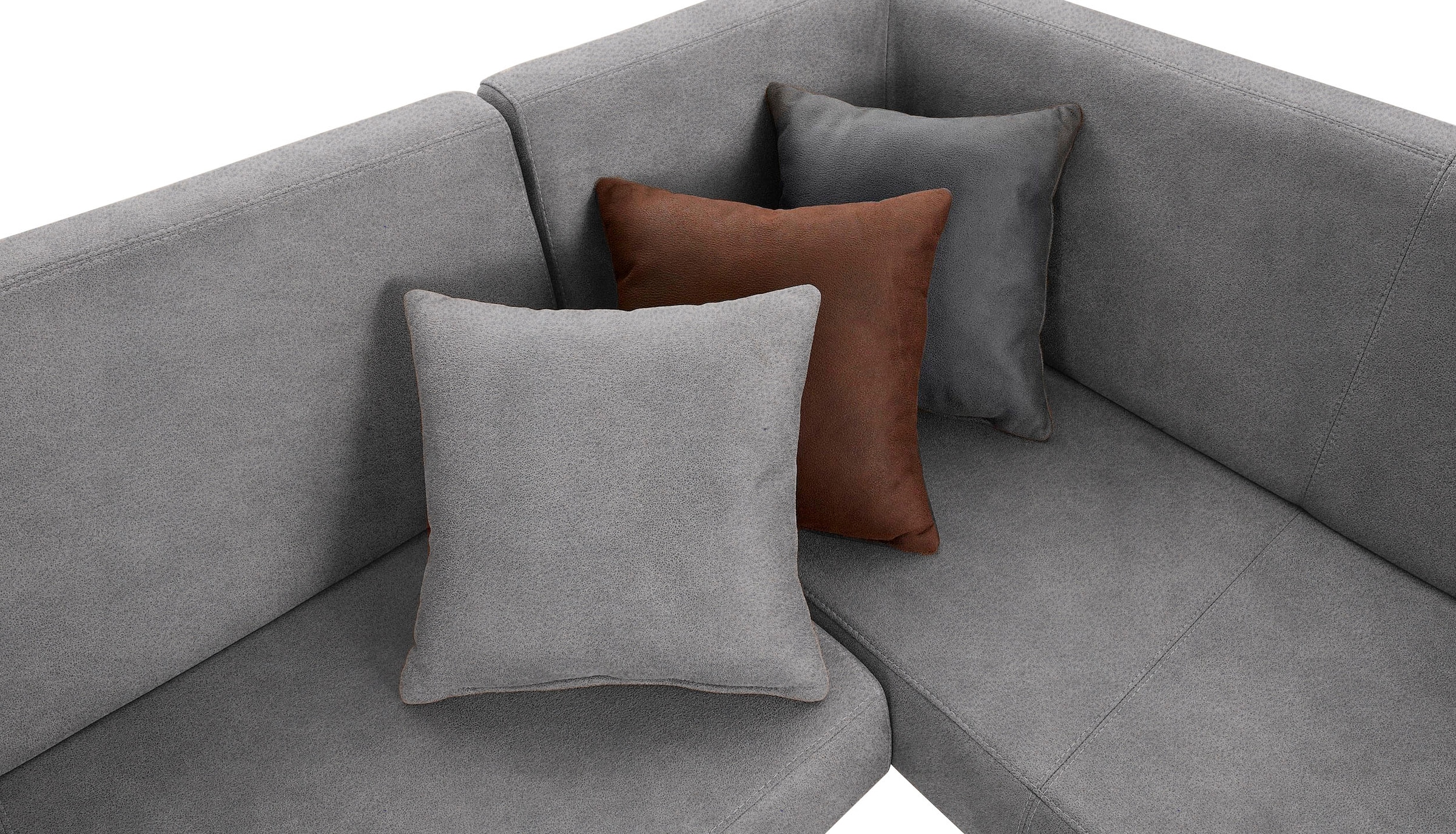 Home affaire Eckbank »Barcelona« In verschiedenen Stoffen und Farben