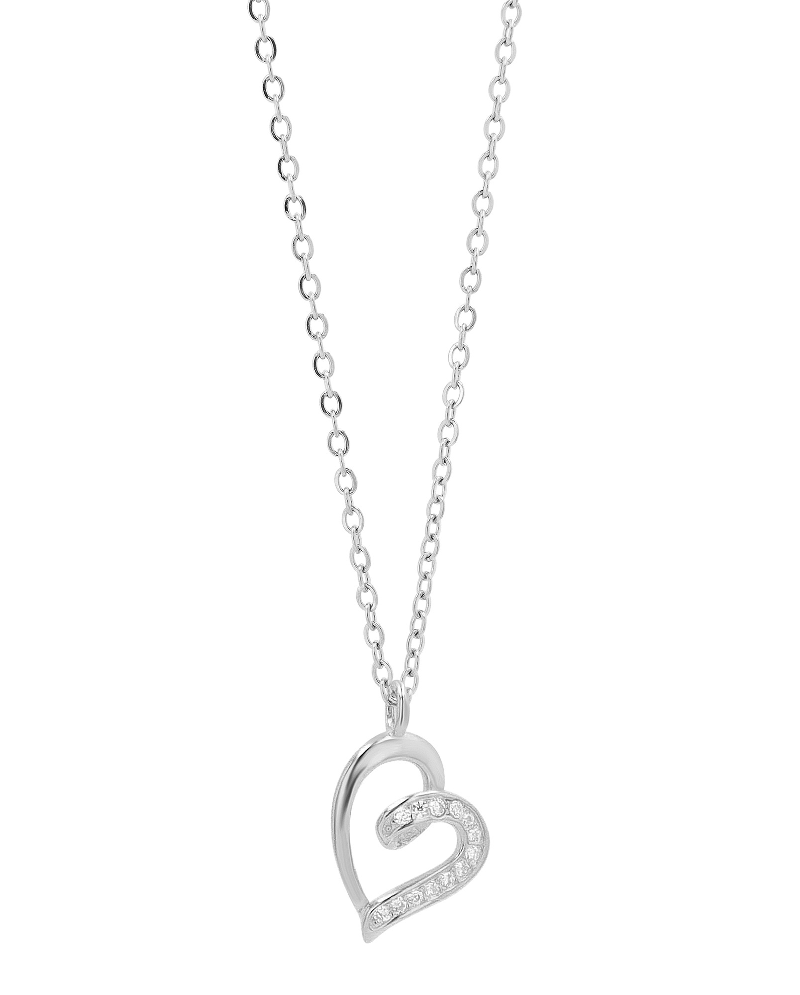 Adelia´s Kette ohne Anhänger »Damen Halskette mit Anhänger ¿ Herz aus 925 Silber«