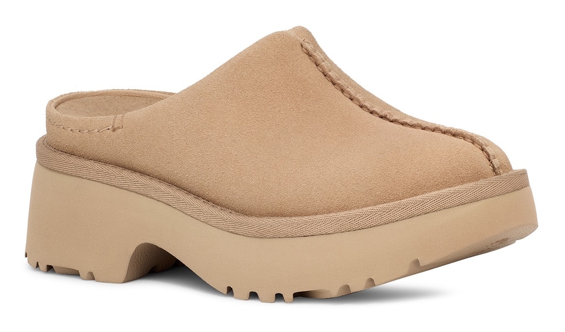 UGG Clog »NEW HEIGHTS GLOG«, Plateau, Sommerschuh, Schlappen mit Chunky Sohle