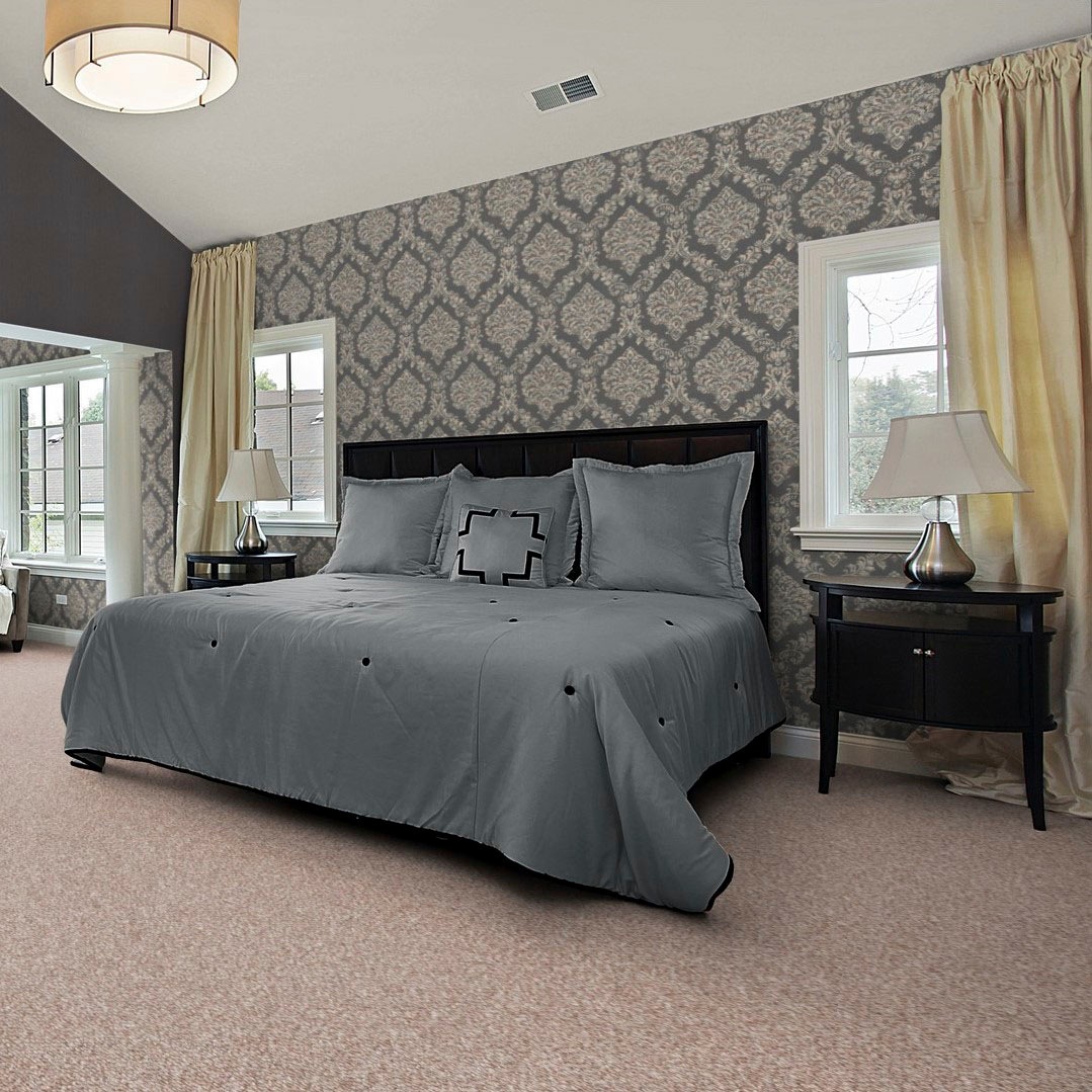 Bodenmeister Teppichboden »Baltic, Schlinge - meliert, Made in Belgium«, rechteckig, 5 mm Höhe, Wohnzimmer, Schlafzimmer, Kinderzimmer, Breite 400/500 cm