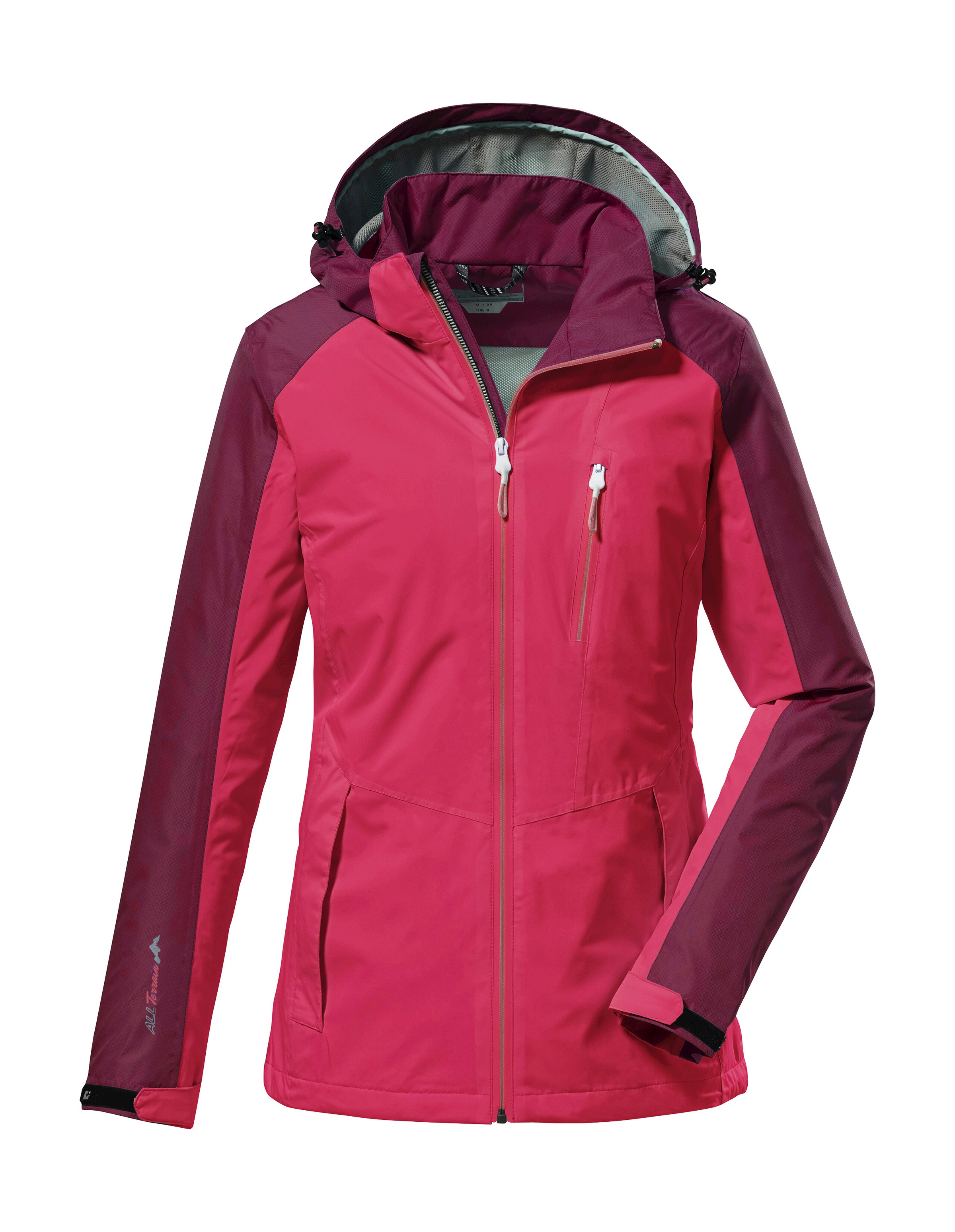 Killtec Damen Outdoorjacke »KOS 5 WMN JCKT« Leichte in rosa, Größe 36