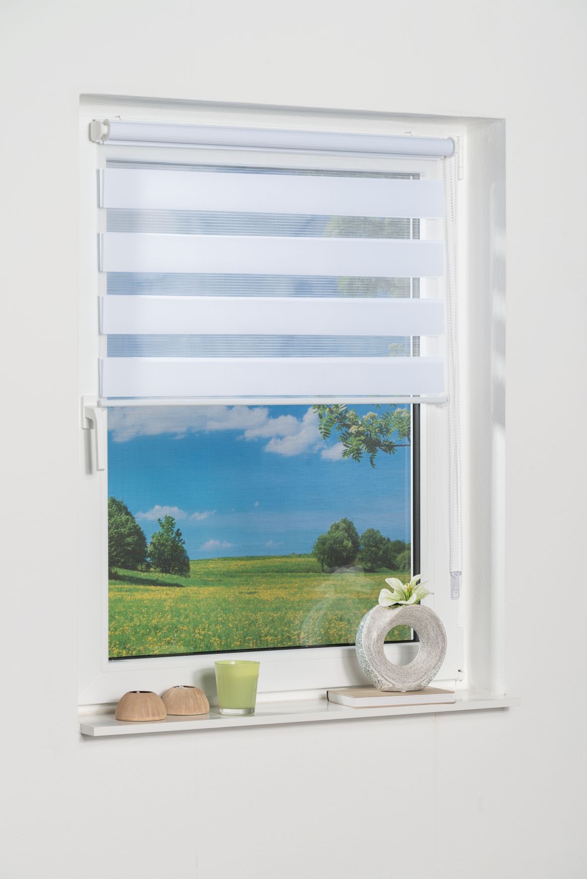 K-HOME Doppelrollo »Maringa Klemmfix«, Lichtschutz, ohne Bohren
