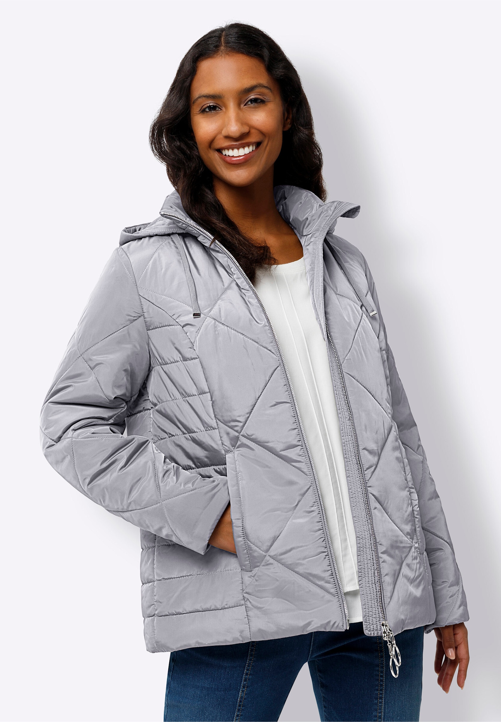 heine Steppjacke »Steppjacke Steppjacke mit abnehmbarer Kapuze« Abnehmbare Kapuze